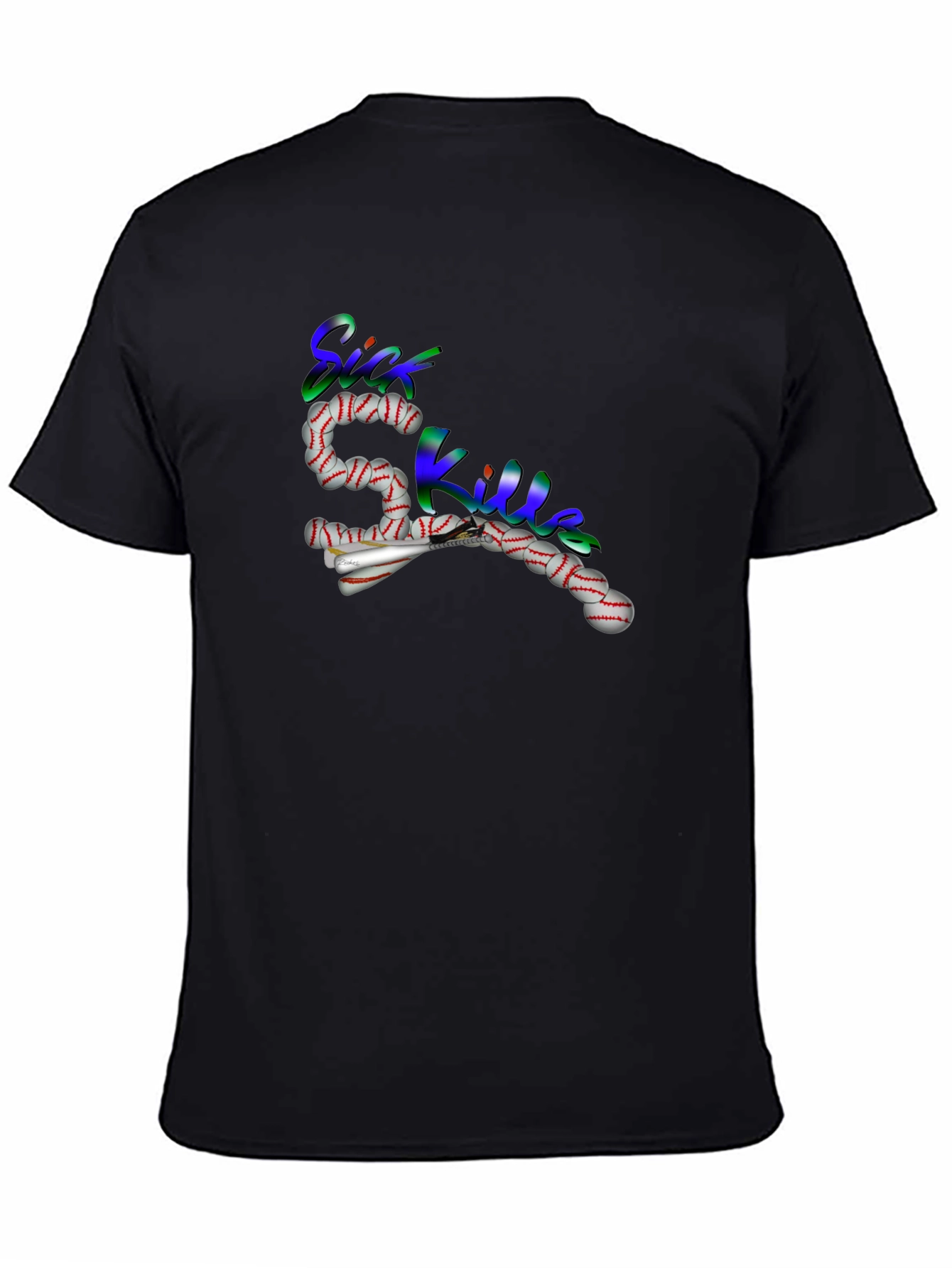 Sick Skills Baseball Graphic T-Shirt
