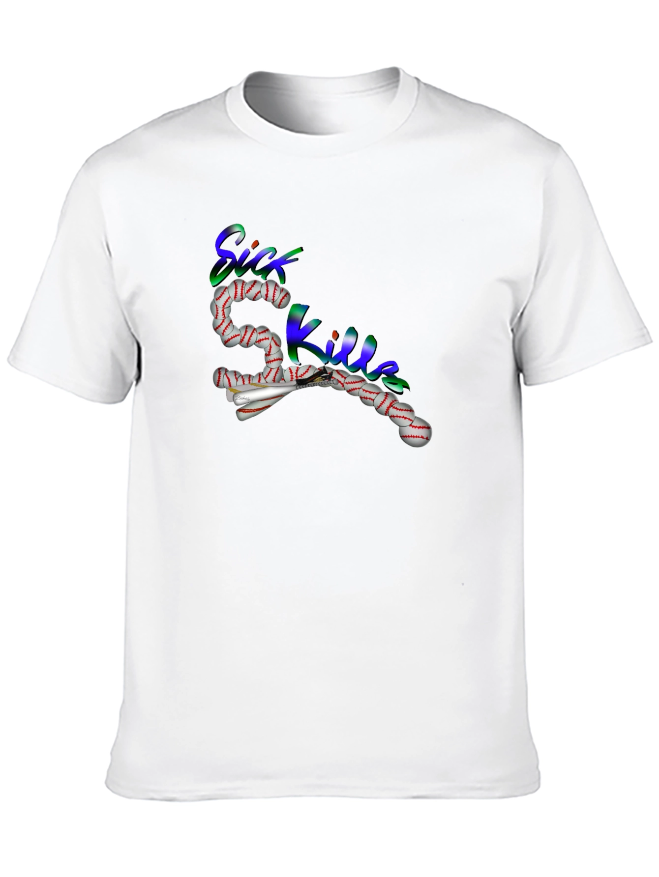 Sick Skills Baseball Graphic T-Shirt