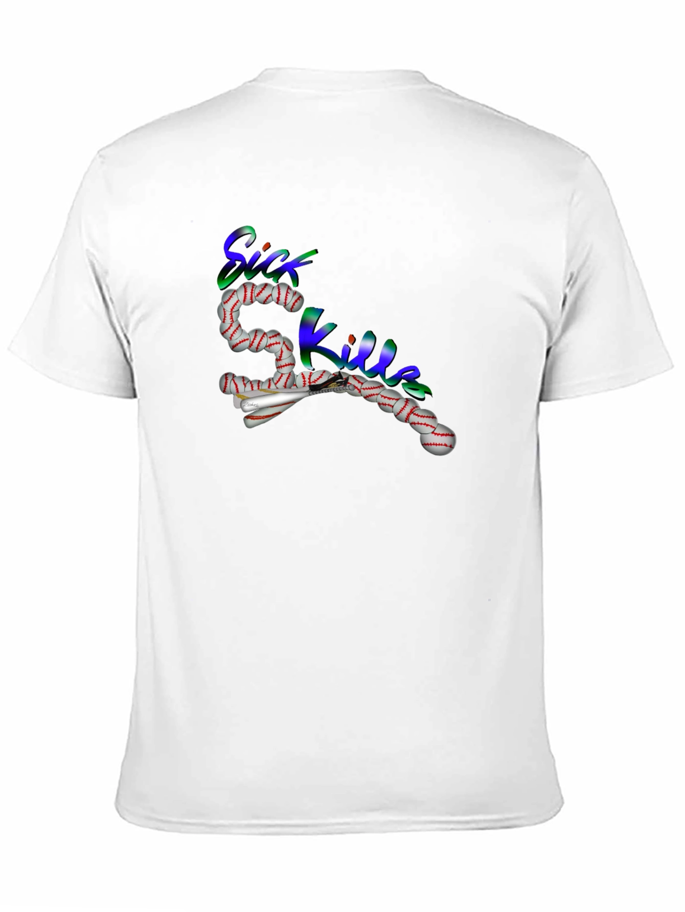 Sick Skills Baseball Graphic T-Shirt