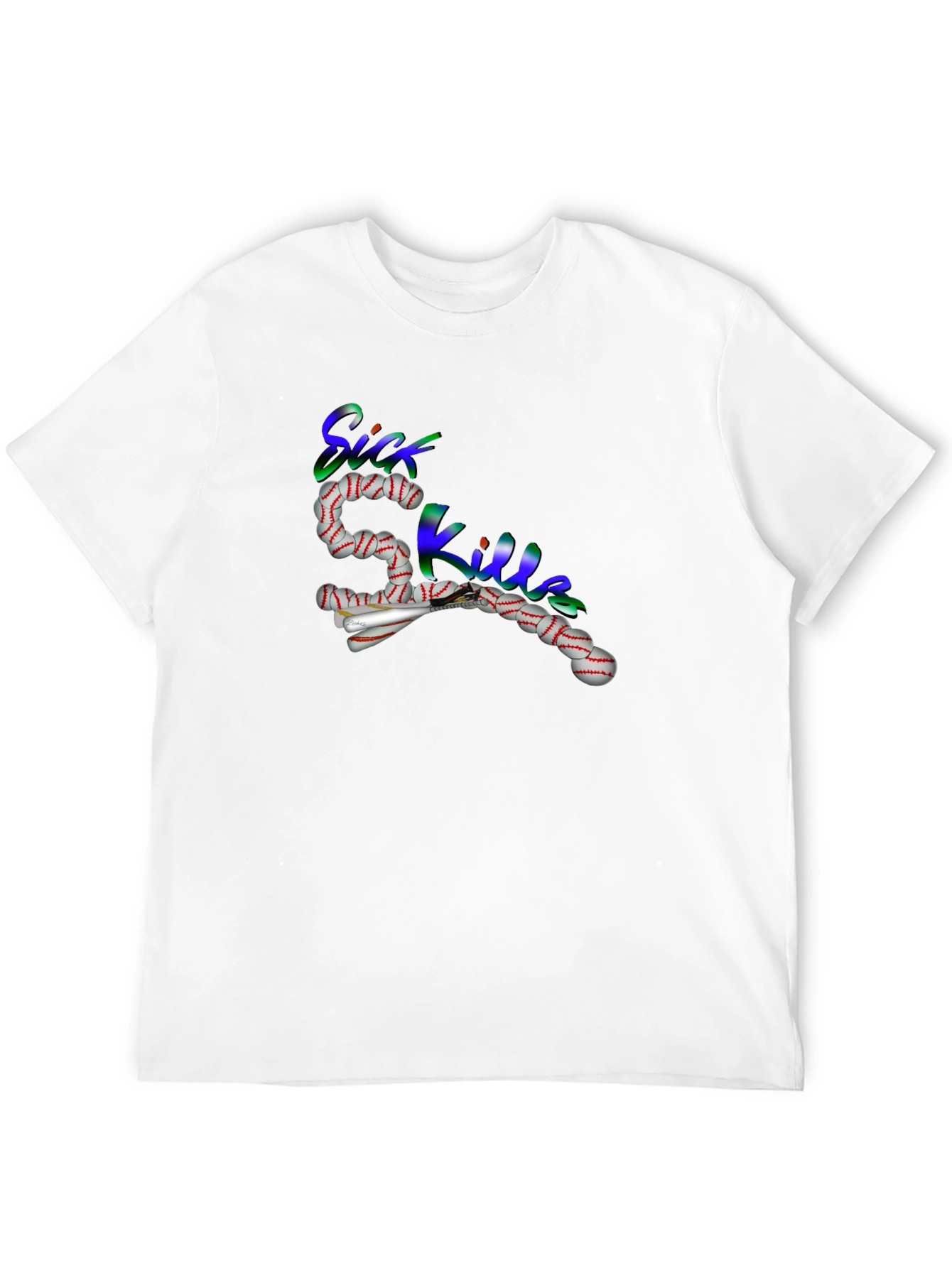 Sick Skills Baseball Graphic T-Shirt