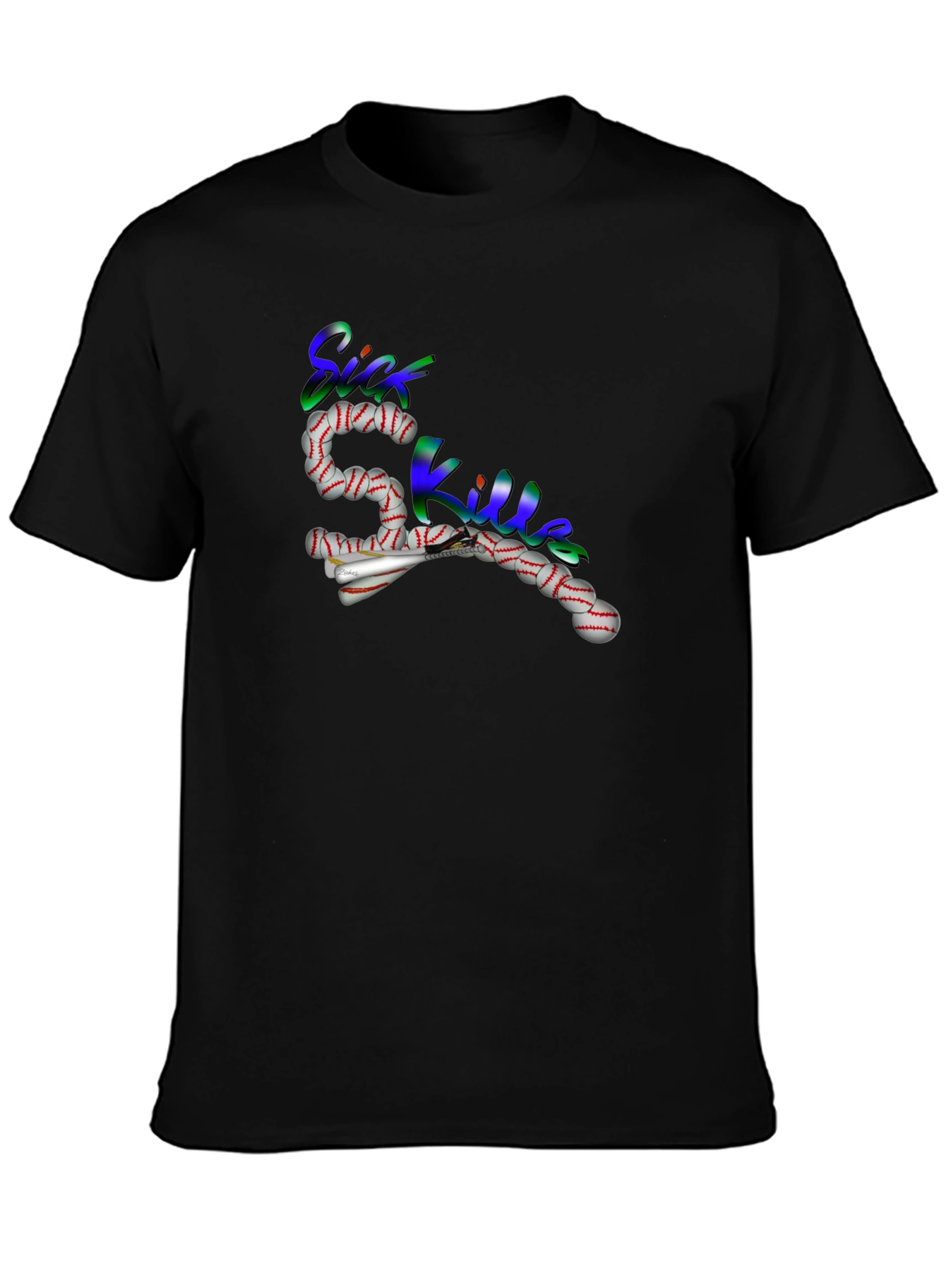 Sick Skills Baseball Graphic T-Shirt