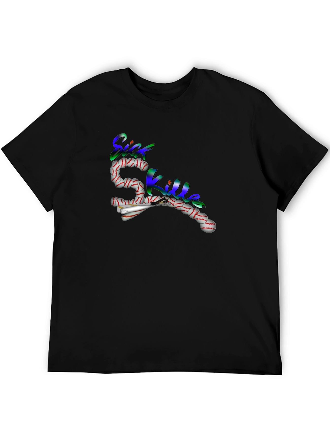 Sick Skills Baseball Graphic T-Shirt