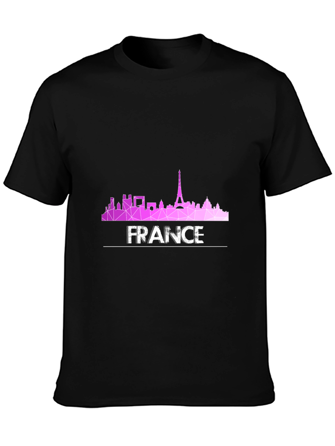 France Skyline T-Shirt: Eiffel Tower Paris Souvenir Tee