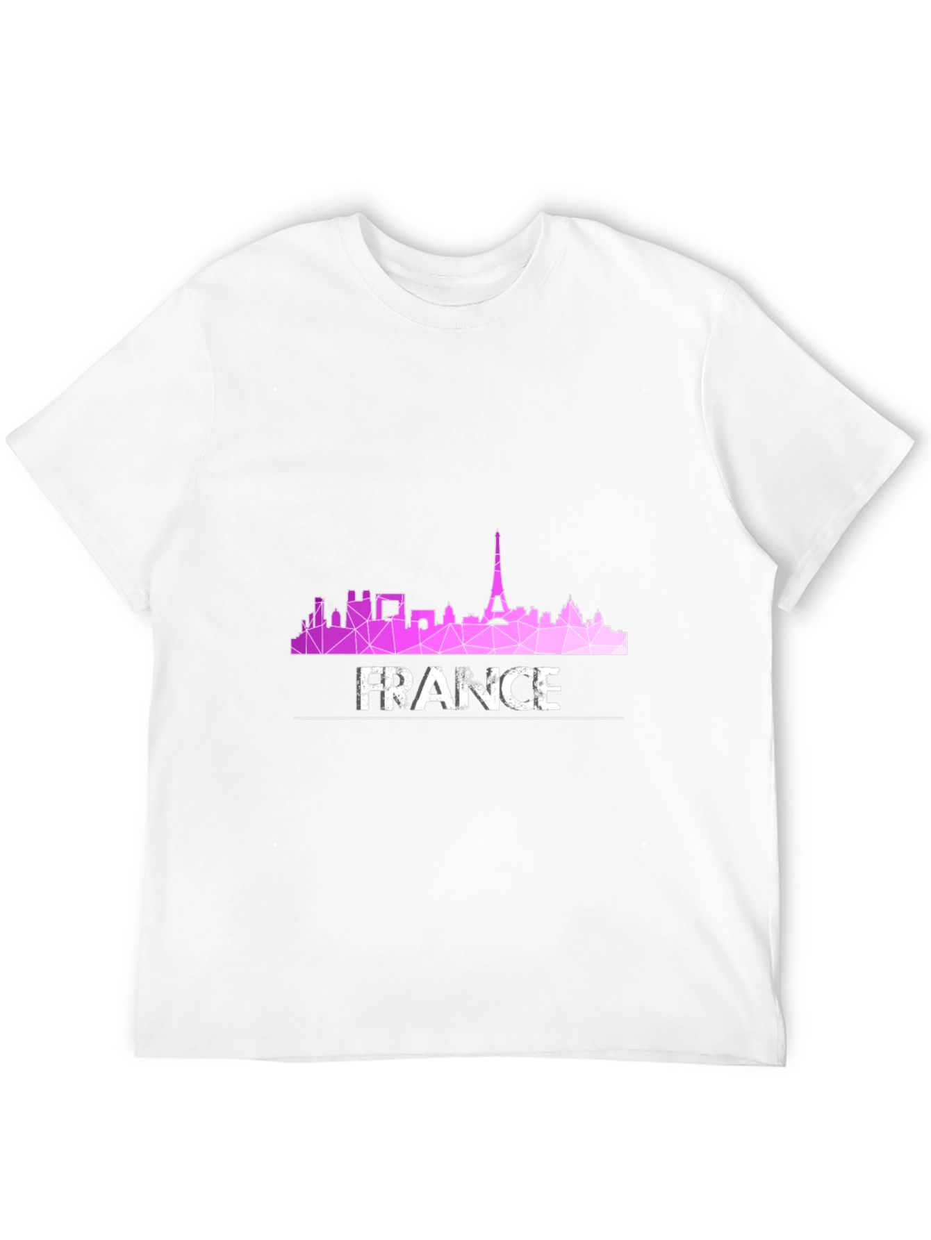 France Skyline T-Shirt: Eiffel Tower Paris Souvenir Tee