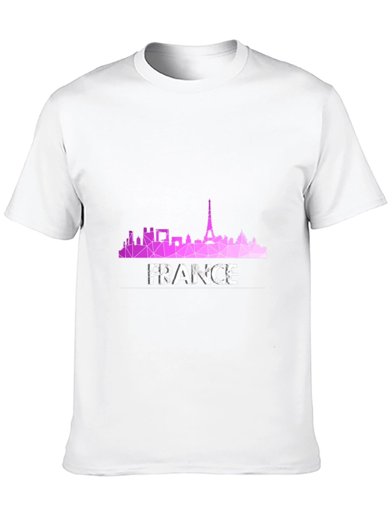 France Skyline T-Shirt: Eiffel Tower Paris Souvenir Tee