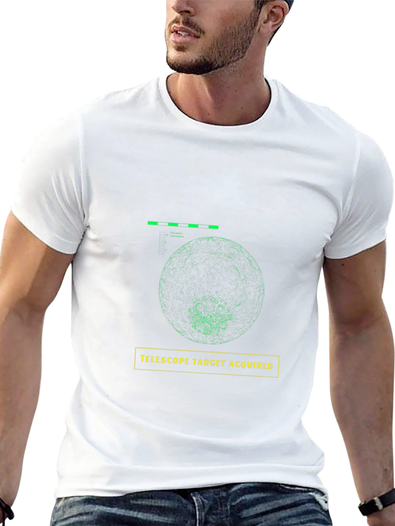 Telescope Target Acquired Graphic T-Shirt