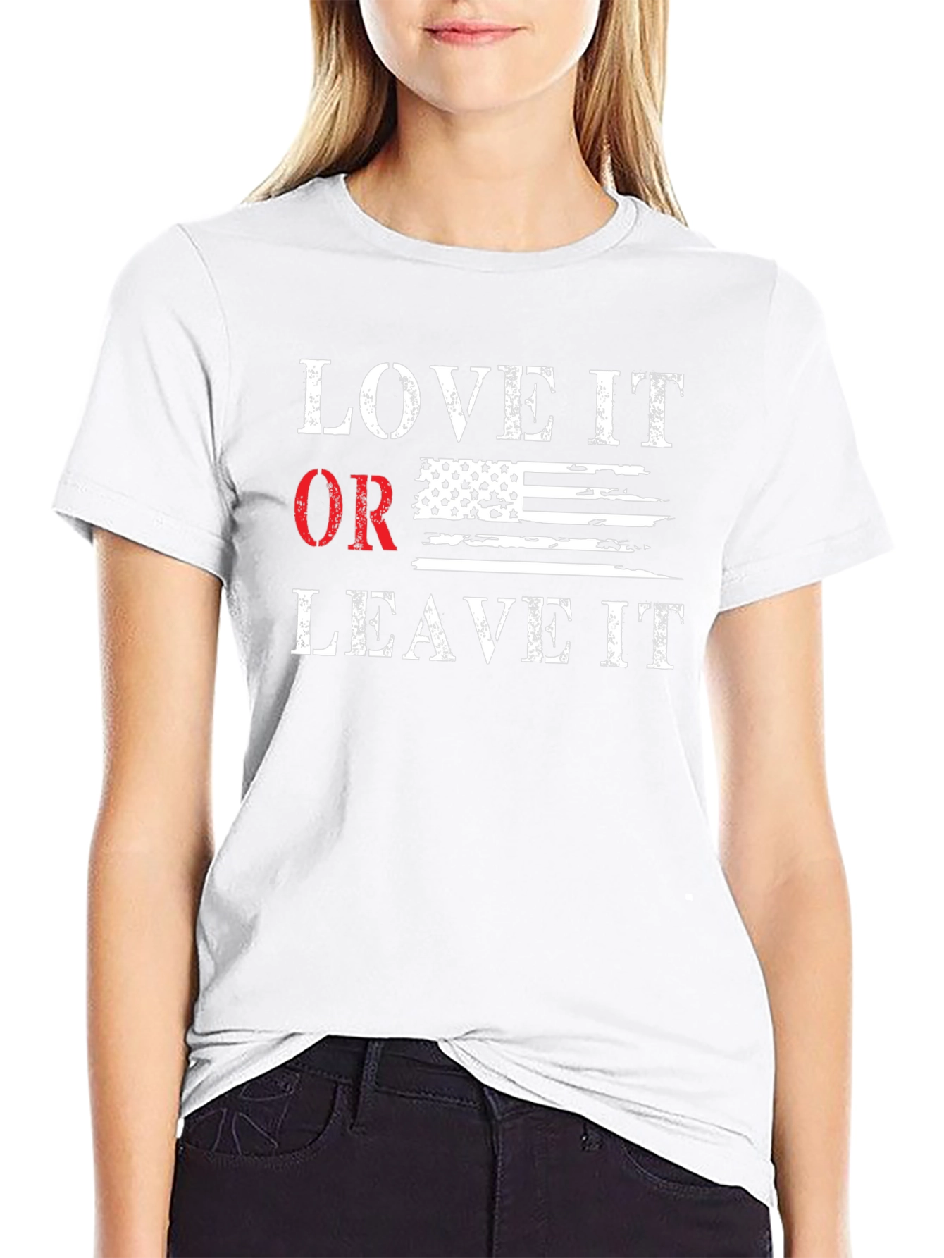 Love It Or Leave It Patriotic T-Shirt