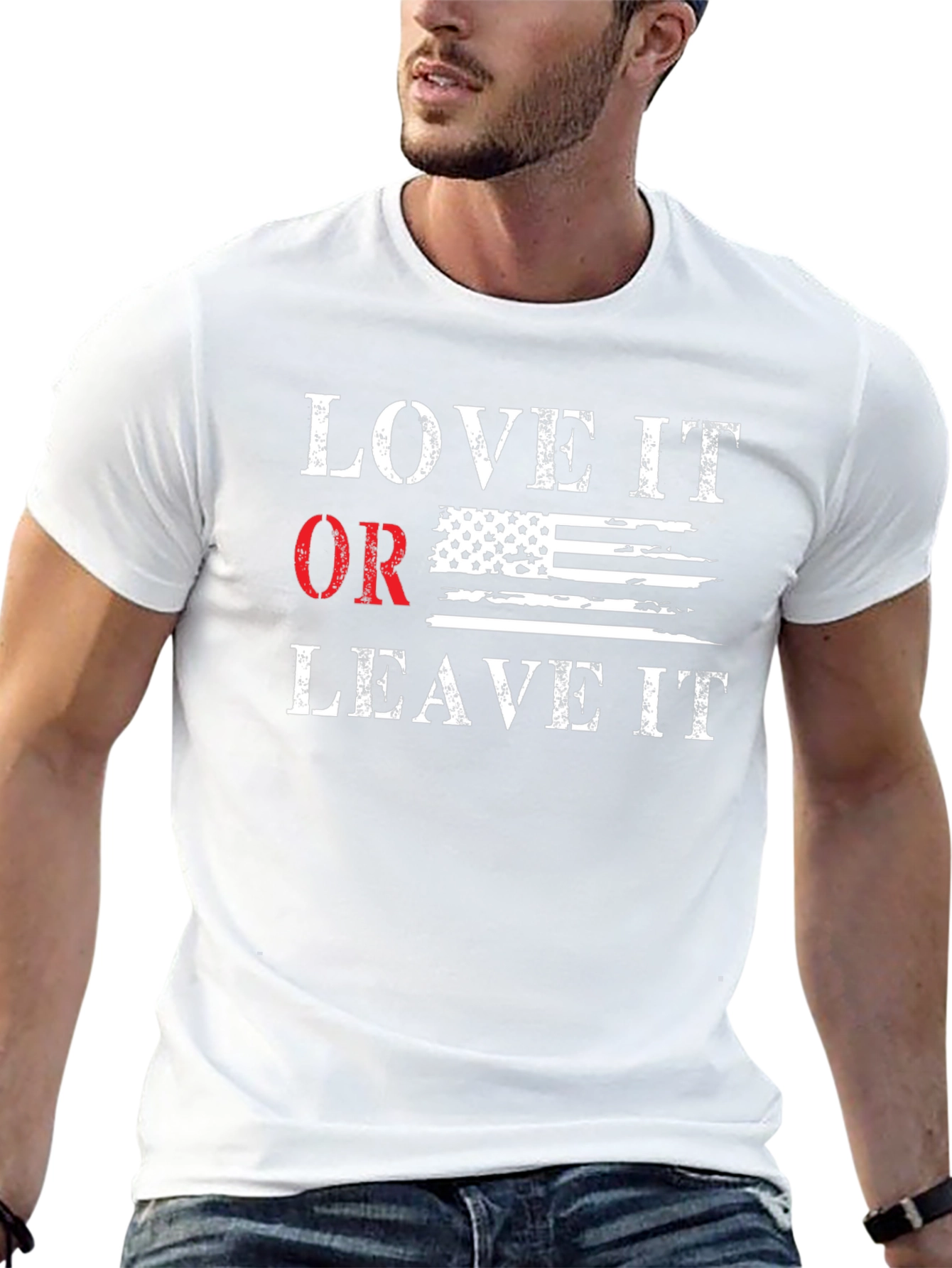 Love It Or Leave It Patriotic T-Shirt