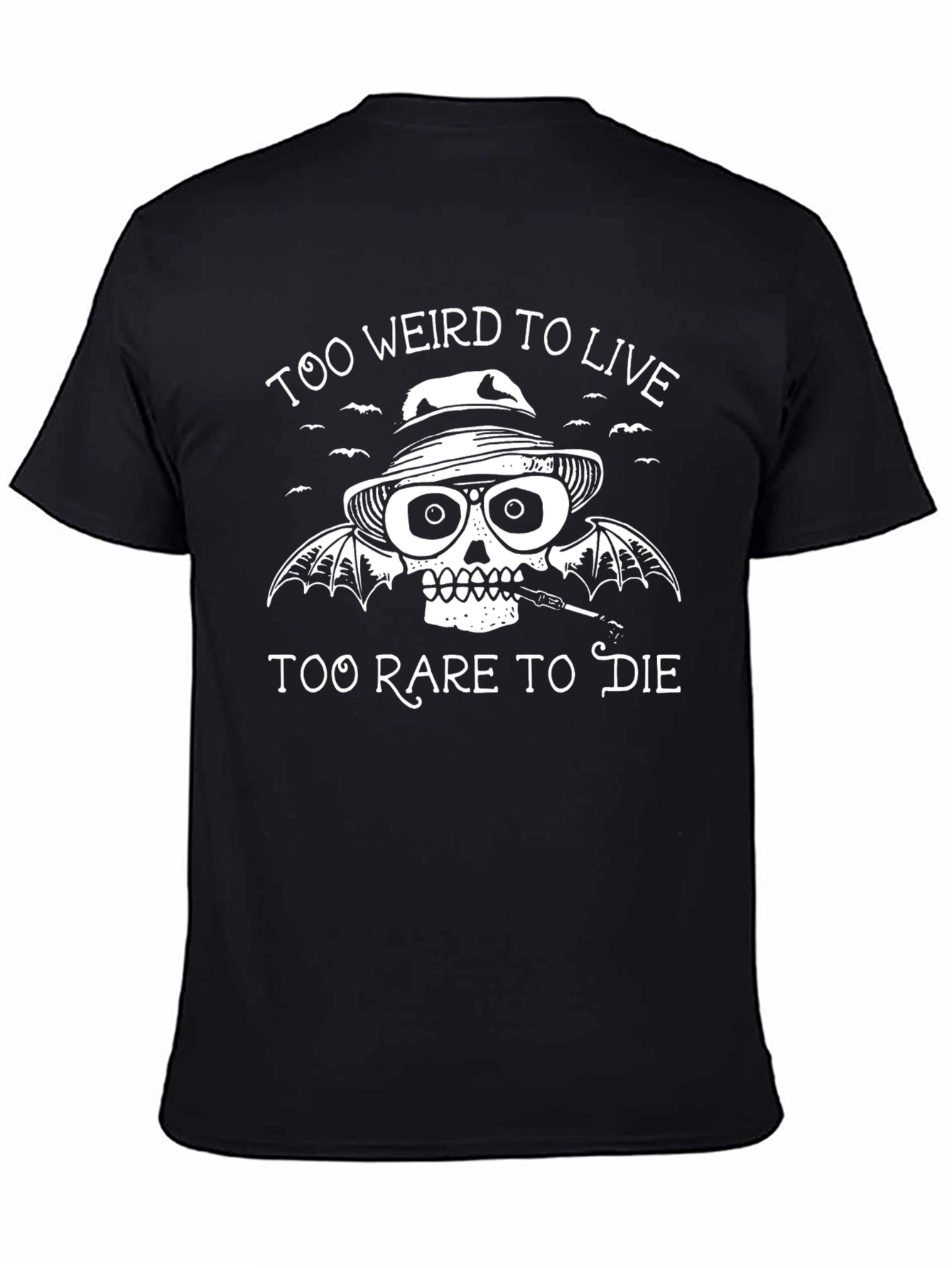 Too Weird to Live T-Shirt - Skull Graphic Tee