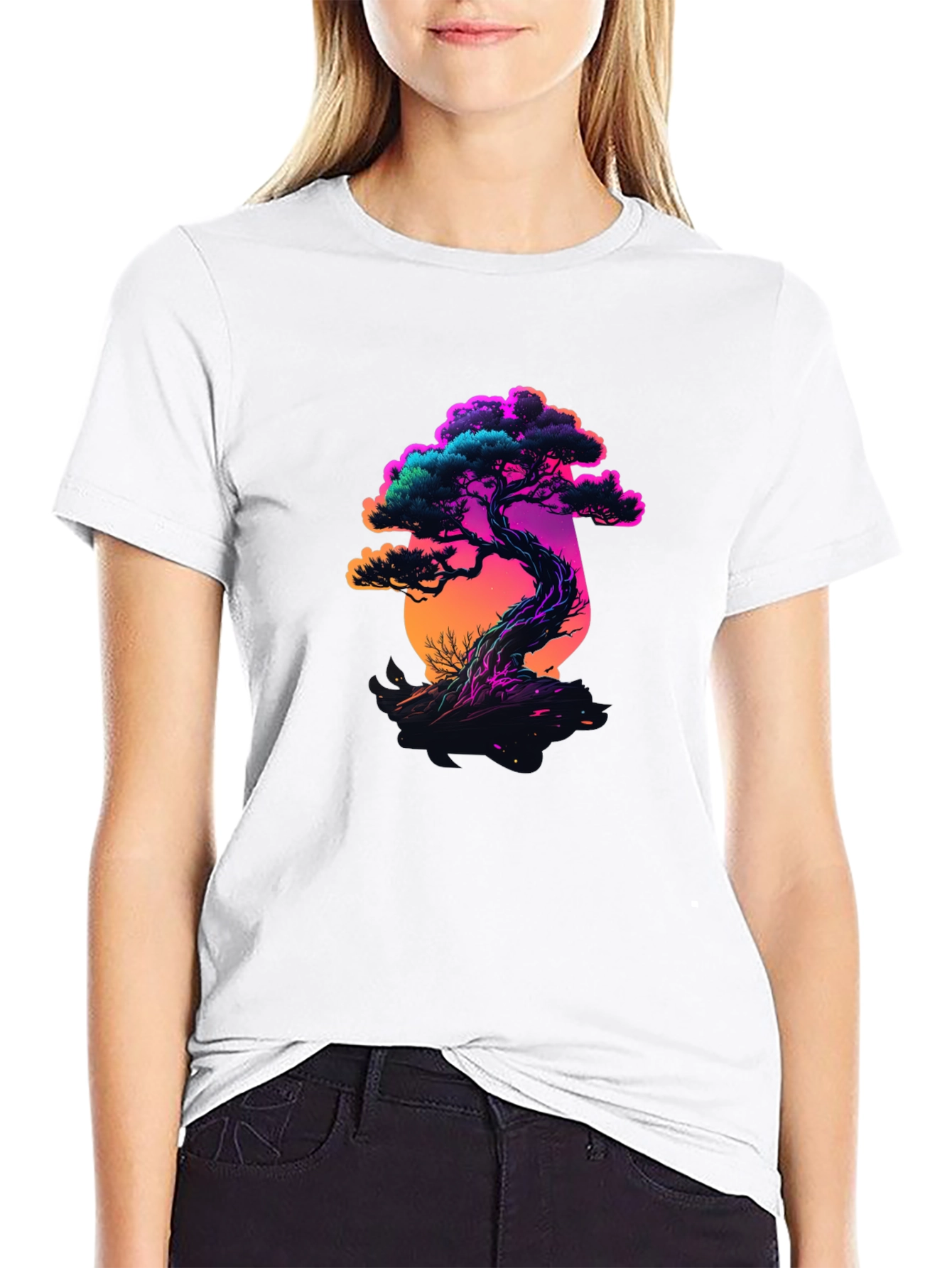 Bonsai Tree Graphic Tee - Stylish & Unique