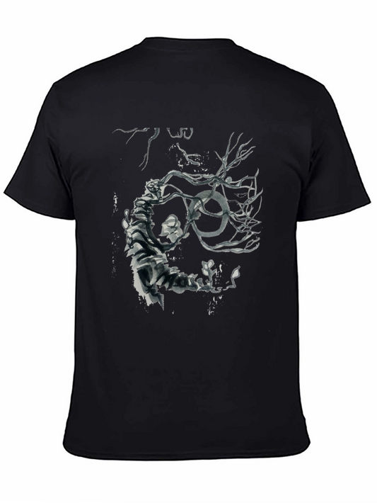 Abstract Tree Art Black T-Shirt