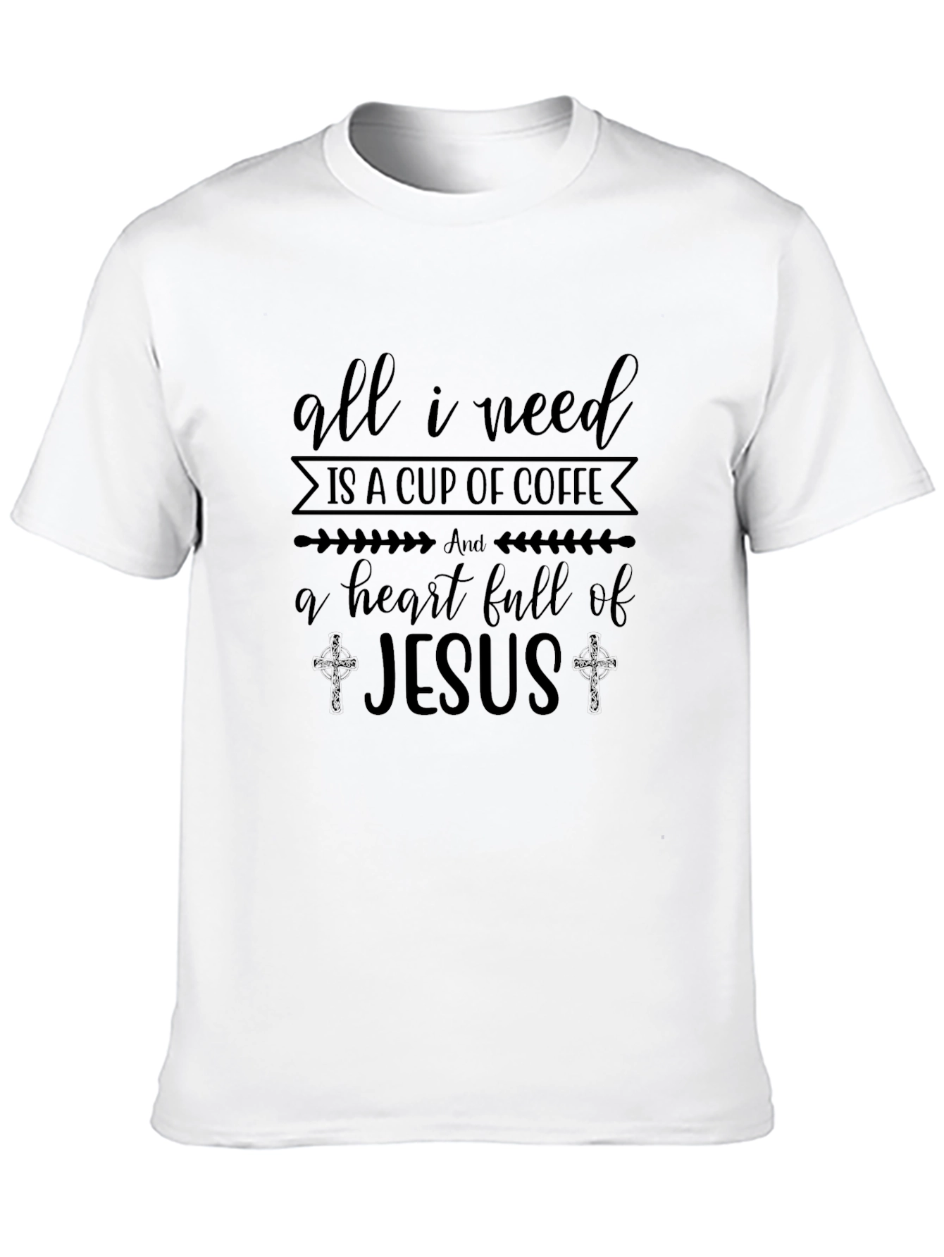 Coffee & Jesus Graphic Tee - Unisex