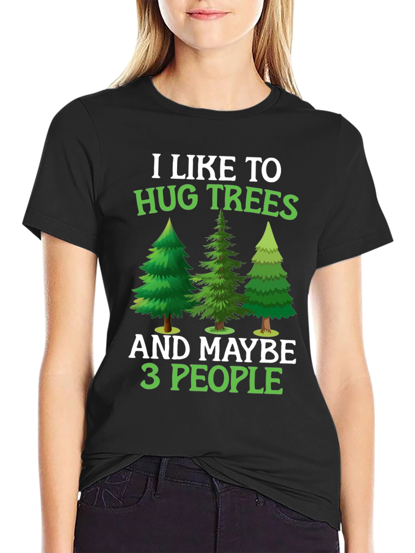 Hug Trees Graphic Tee - Arborist Lover
