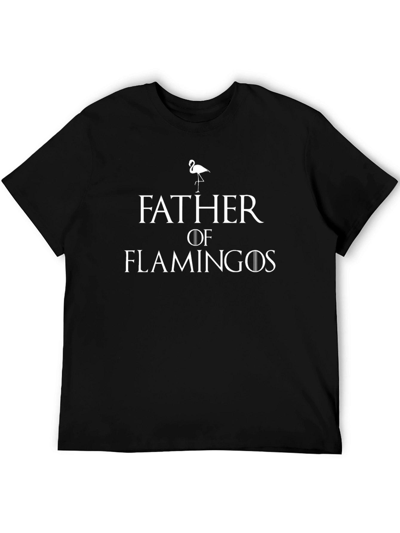 Father of Flamingos T-Shirt - Novelty Graphic Tee