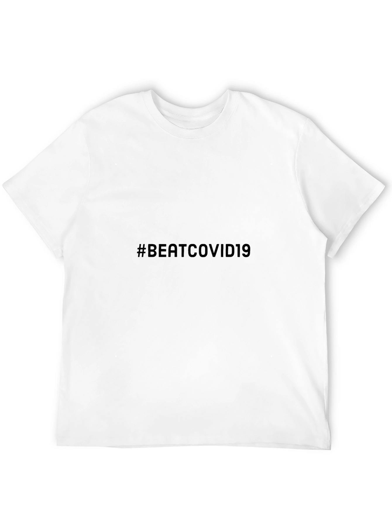 #BeatCOVID19 Black T-Shirt - Stylish & Comfortable