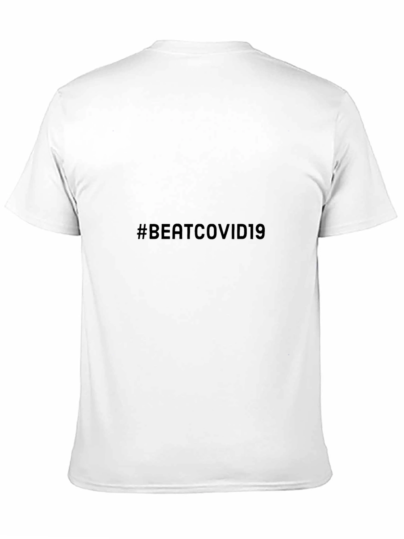 #BeatCOVID19 Black T-Shirt - Stylish & Comfortable