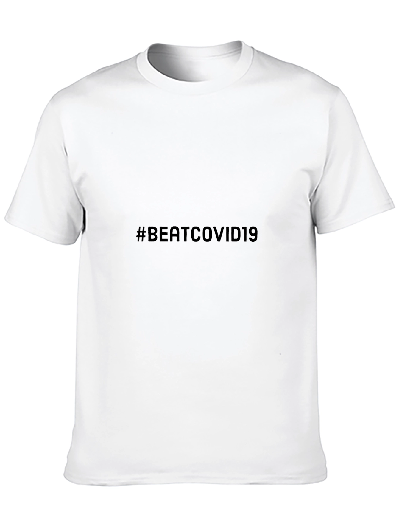 #BeatCOVID19 Black T-Shirt - Stylish & Comfortable