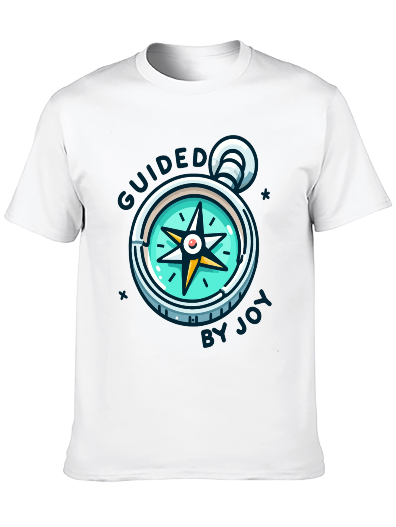 Guided By Joy Compass Graphic T-Shirt
