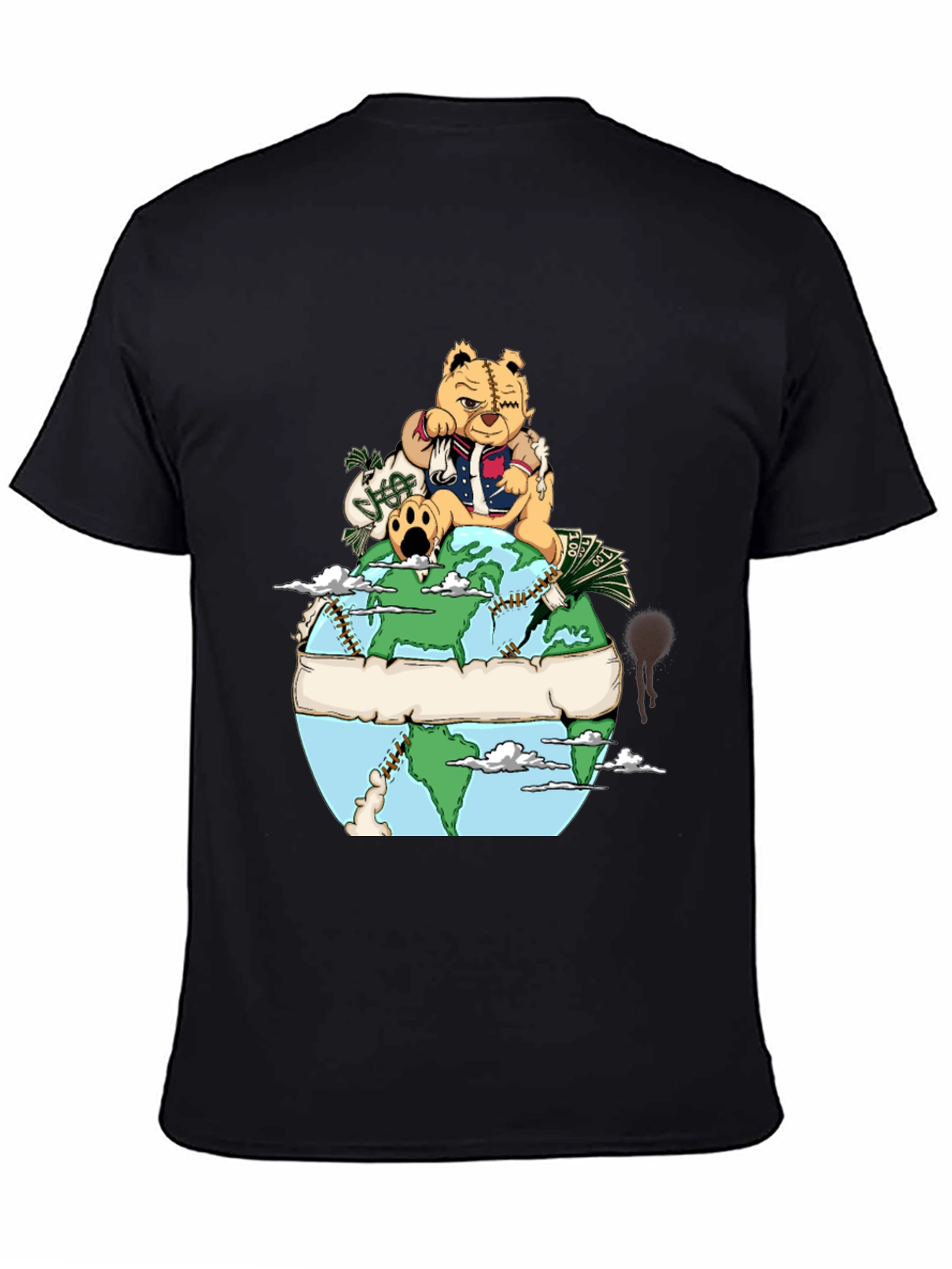 Urban Bear Graphic Tee - Streetwear Fashion
