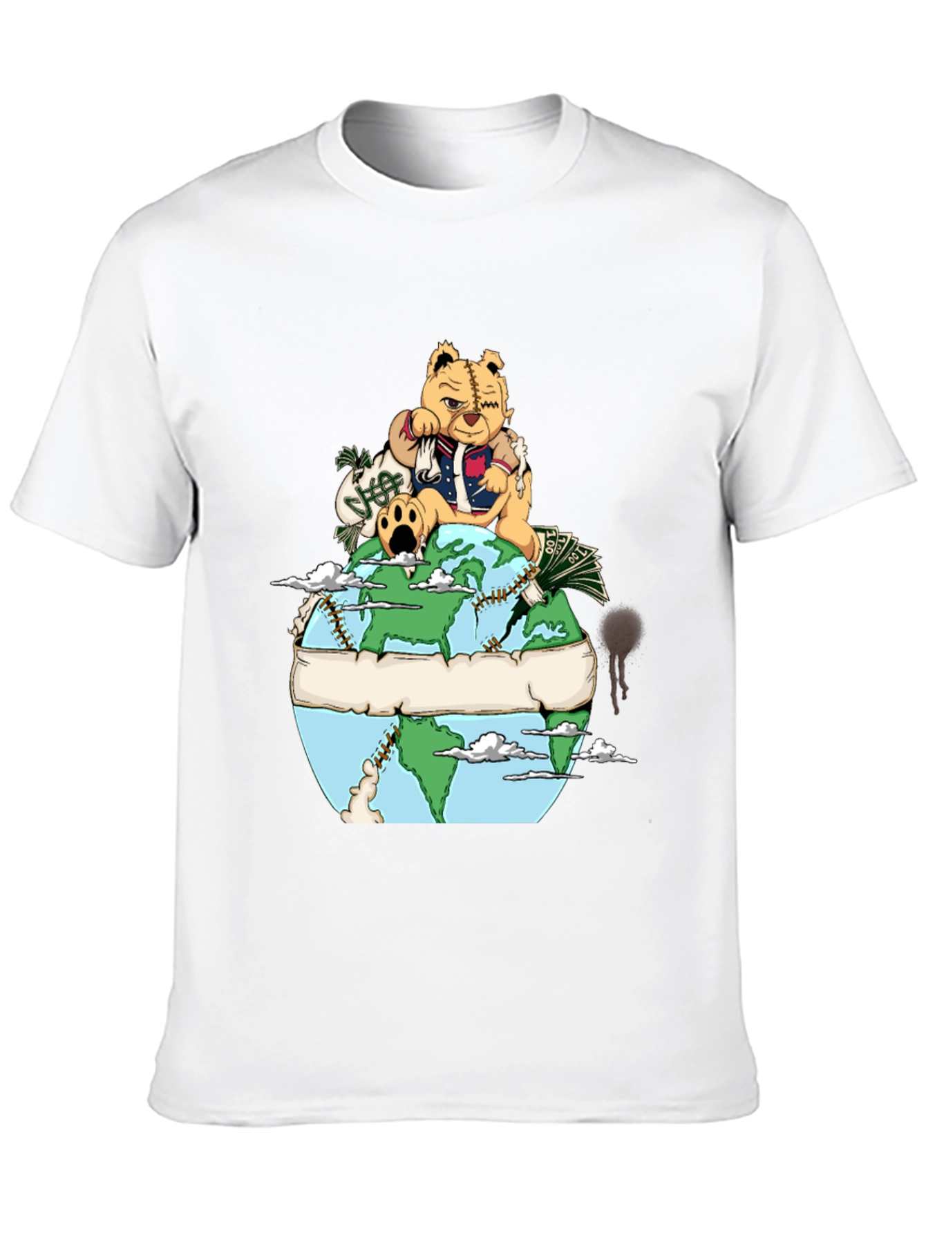 Urban Bear Graphic Tee - Streetwear Fashion