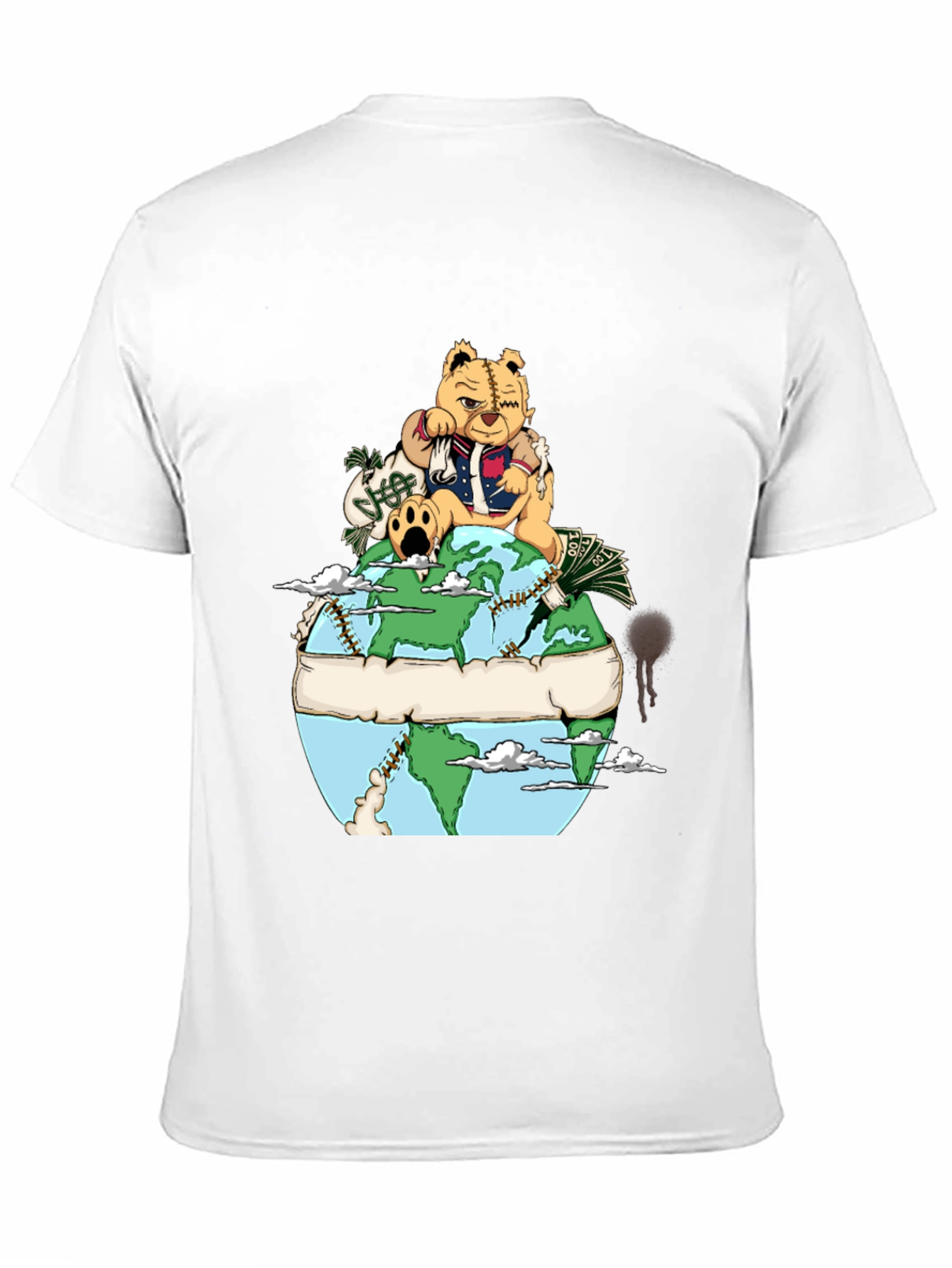 Urban Bear Graphic Tee - Streetwear Fashion