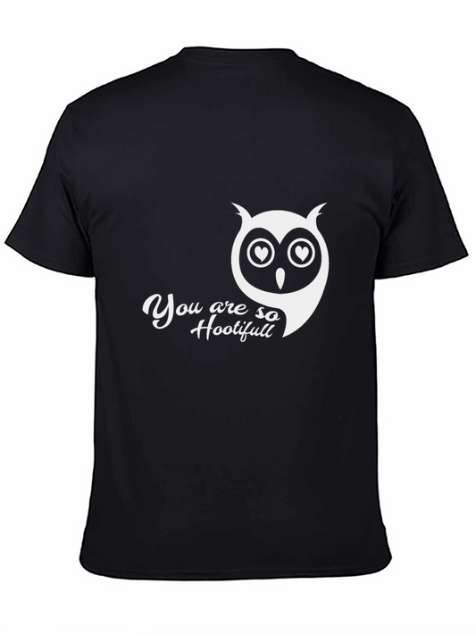 You Are So Hootiful Black T-Shirt