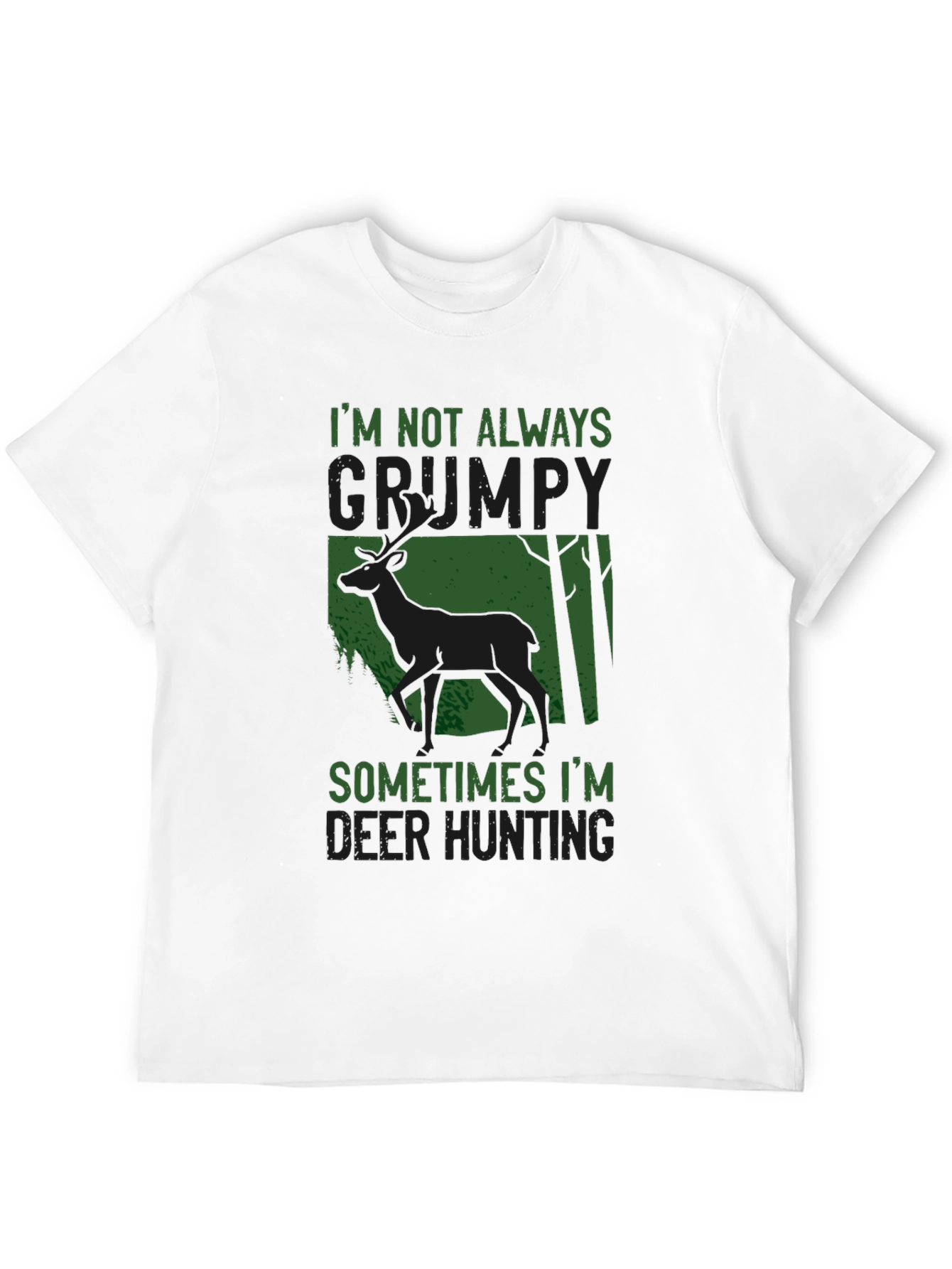 Grumpy Deer Hunting T-Shirt: Funny Graphic Tee