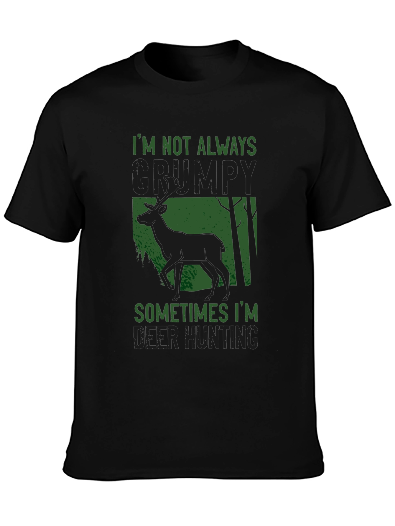 Grumpy Deer Hunting T-Shirt: Funny Graphic Tee