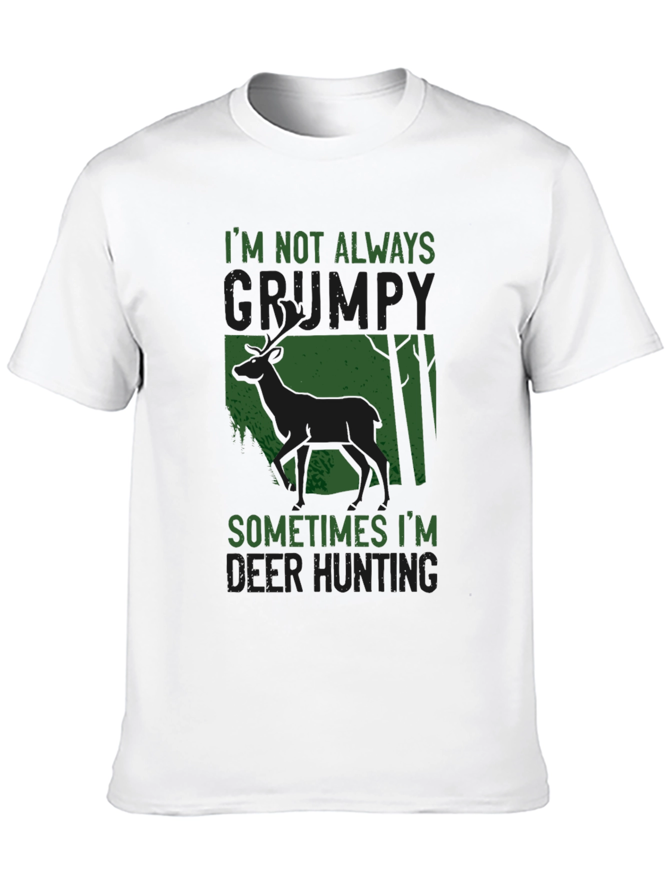 Grumpy Deer Hunting T-Shirt: Funny Graphic Tee