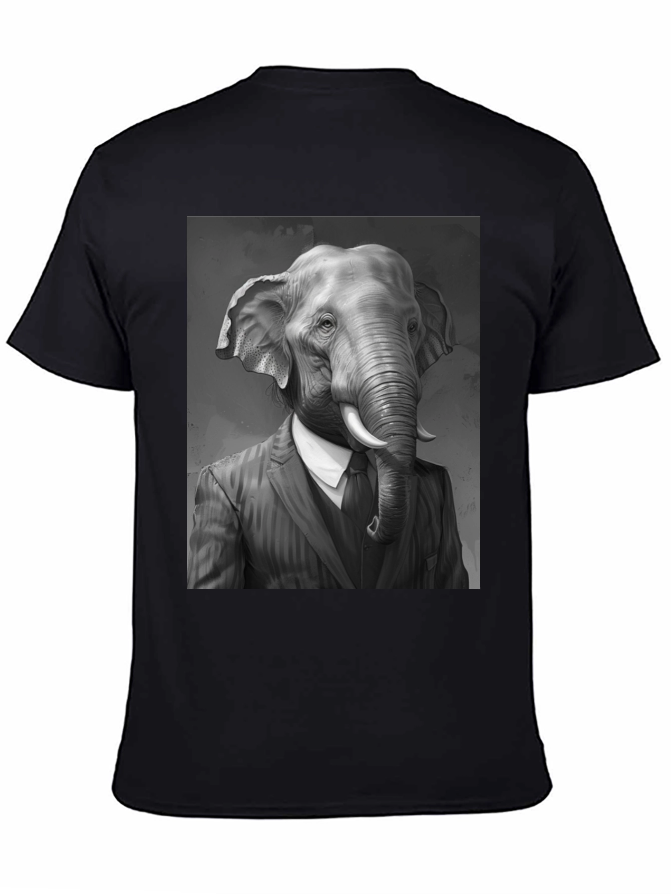 Elephant Man in Suit T-Shirt - Unique Graphic Tee