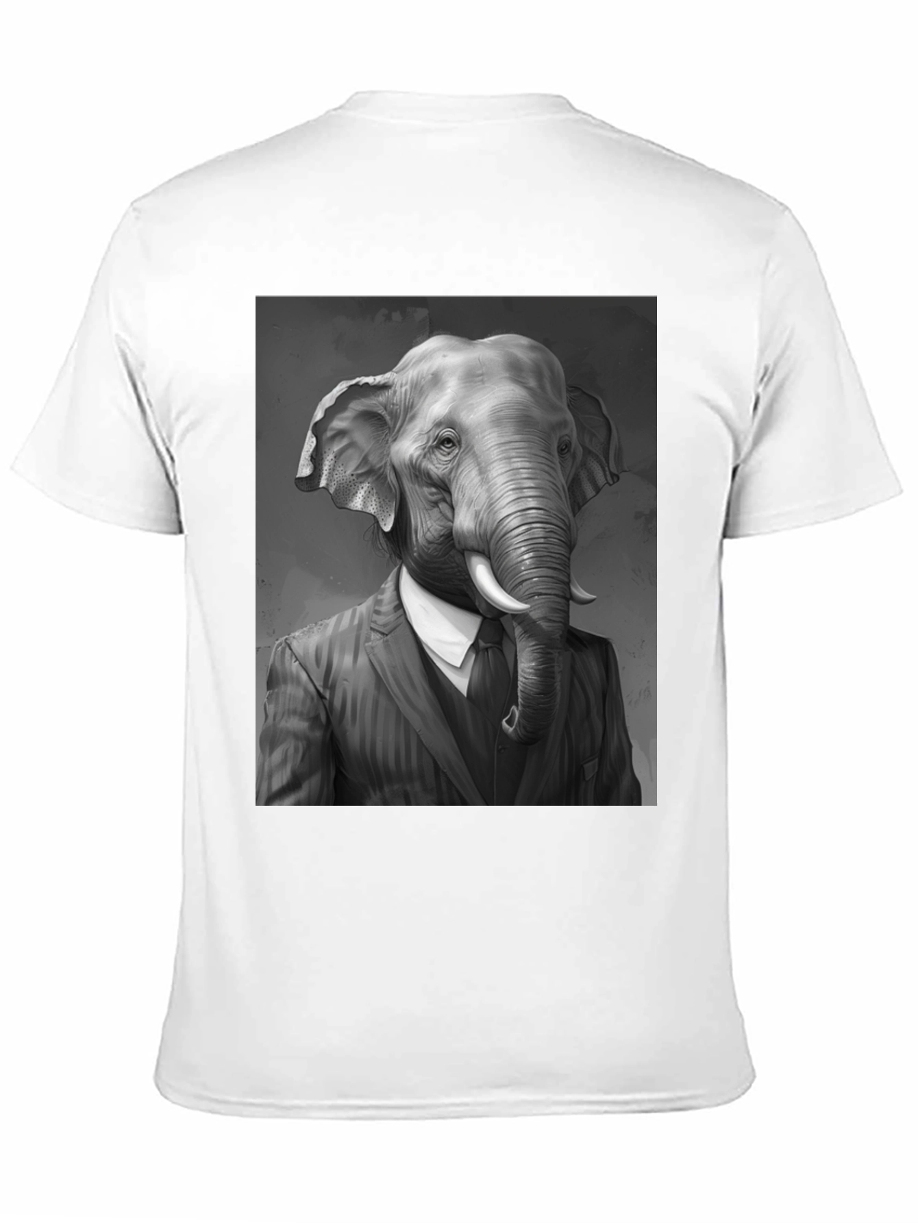 Elephant Man in Suit T-Shirt - Unique Graphic Tee