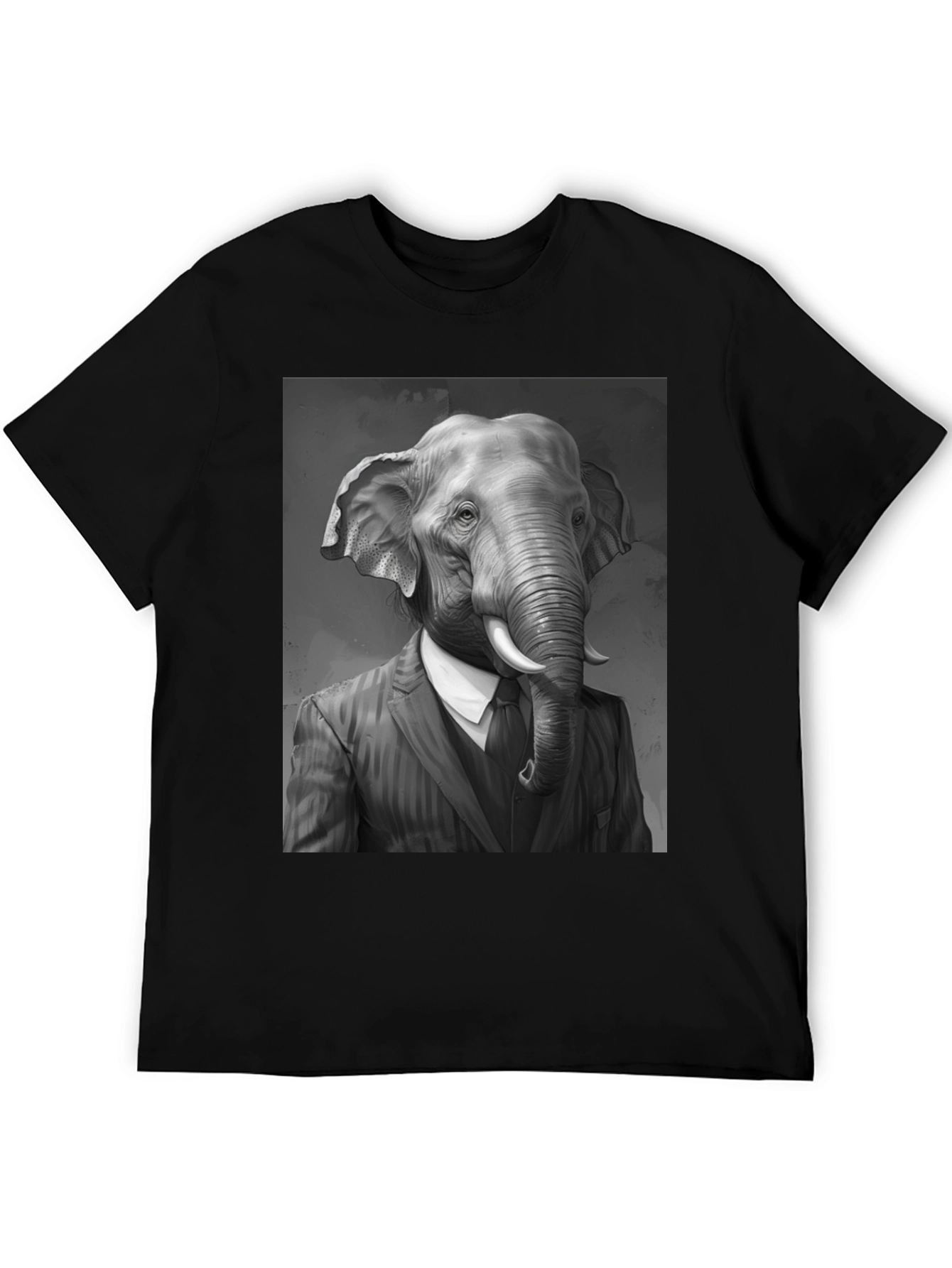 Elephant Man in Suit T-Shirt - Unique Graphic Tee