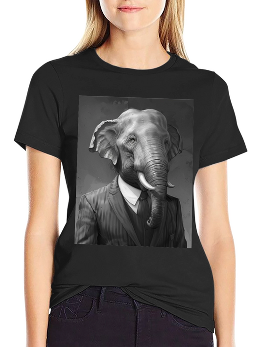 Elephant Man in Suit T-Shirt - Unique Graphic Tee
