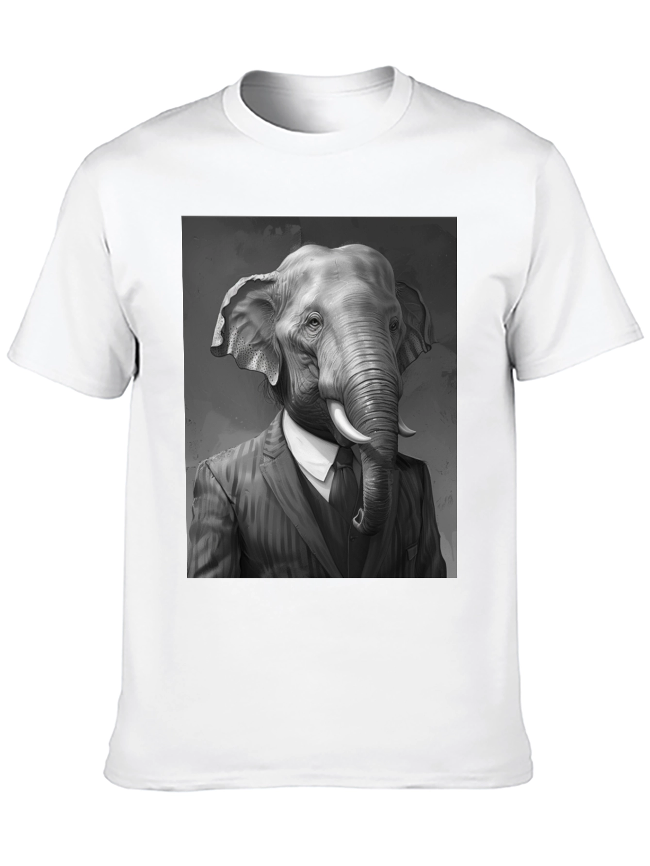 Elephant Man in Suit T-Shirt - Unique Graphic Tee