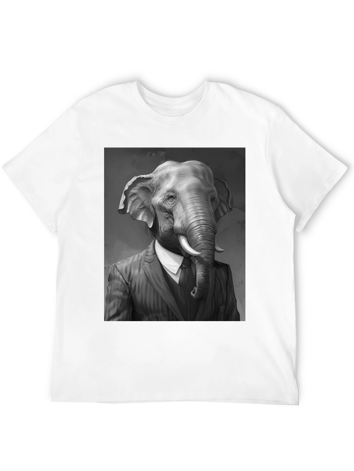 Elephant Man in Suit T-Shirt - Unique Graphic Tee