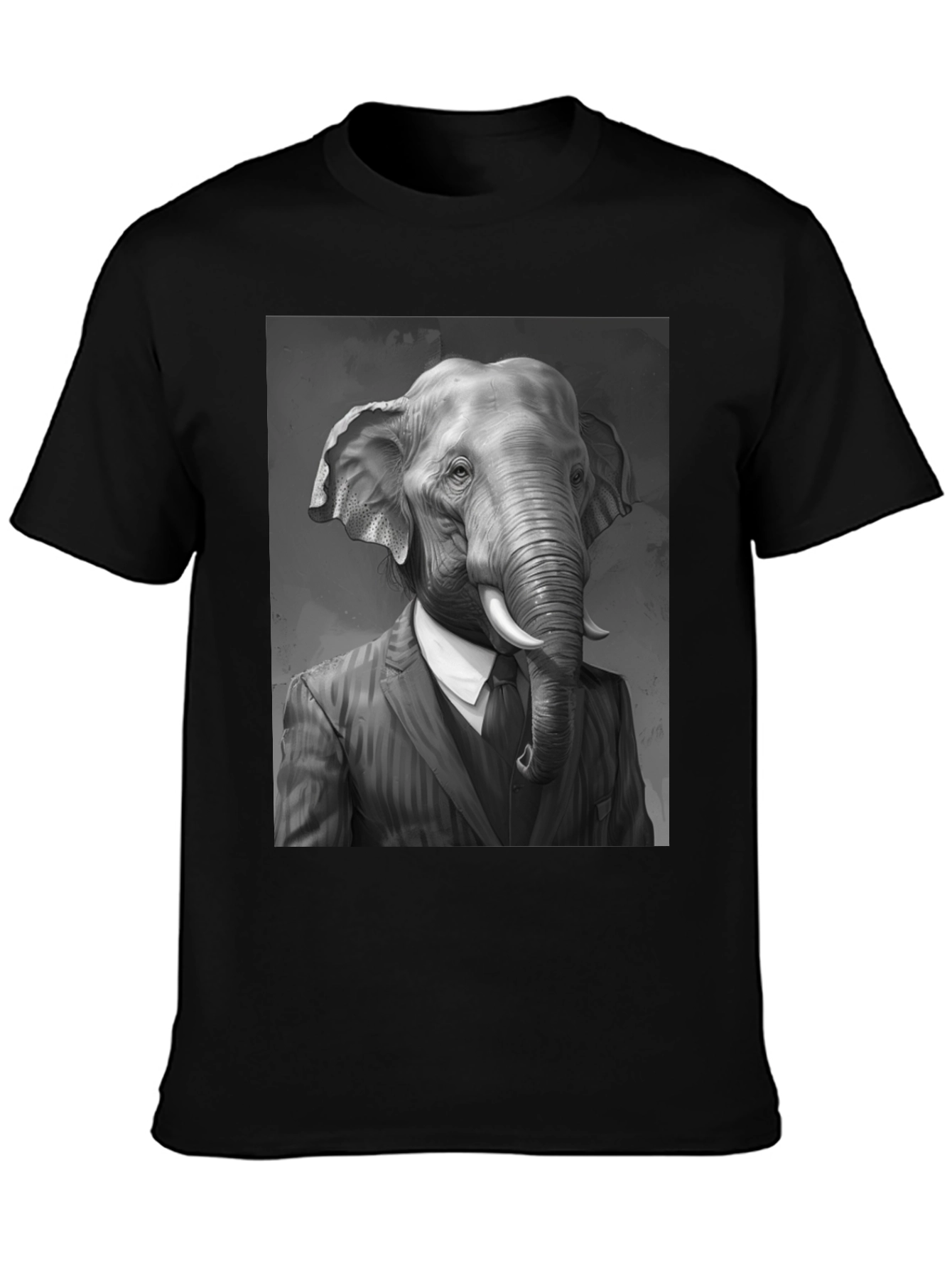 Elephant Man in Suit T-Shirt - Unique Graphic Tee