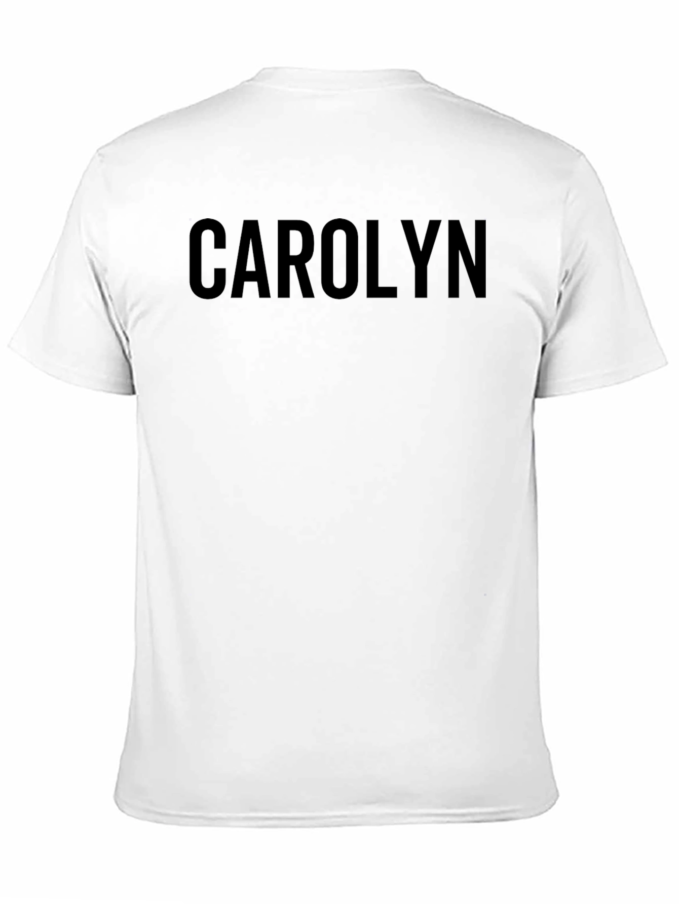 Carolyn Black Crew Neck Short Sleeve T-Shirt