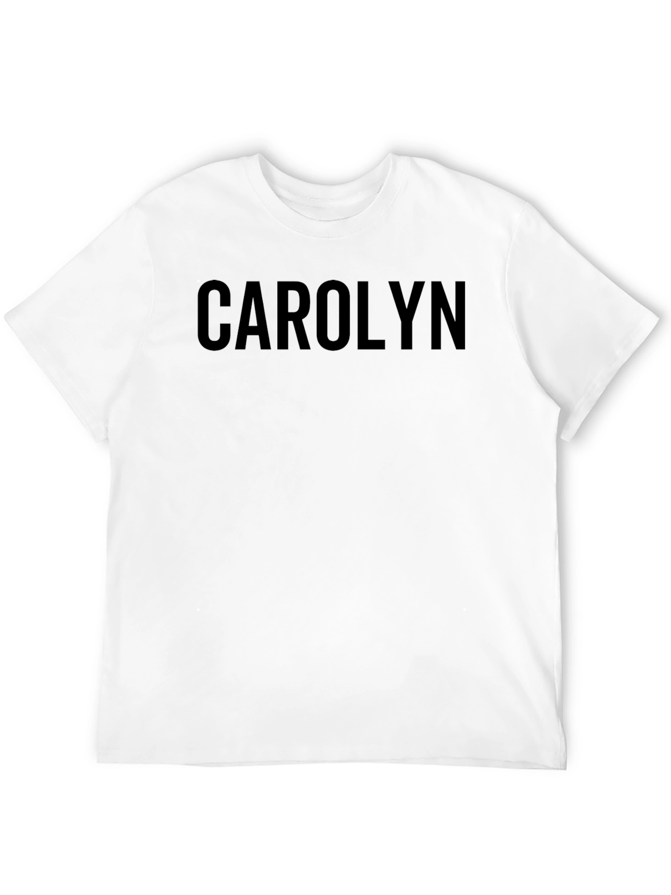 Carolyn Black Crew Neck Short Sleeve T-Shirt