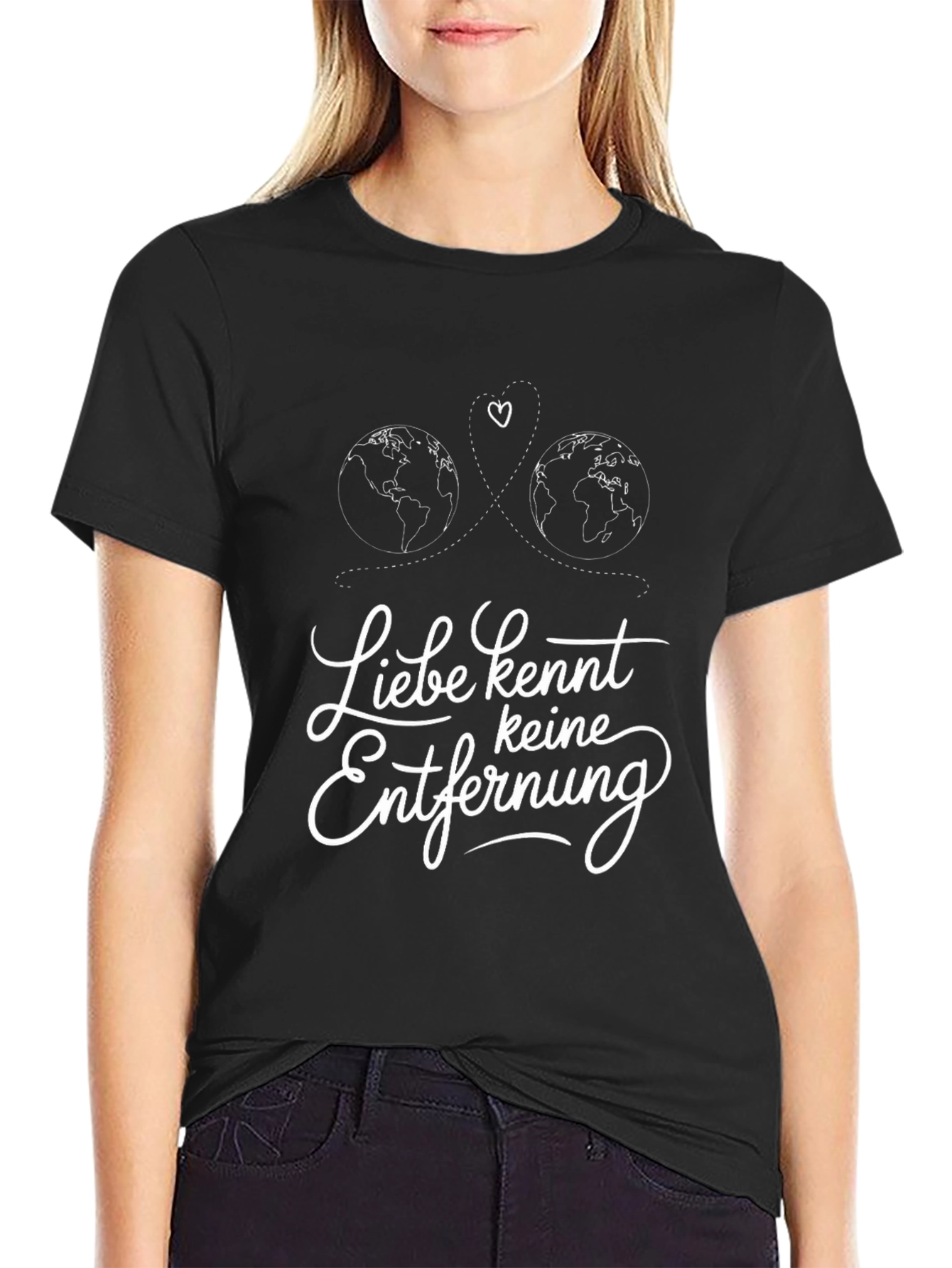 Liebe Kennt Keine Entfernung Graphic T-Shirt
