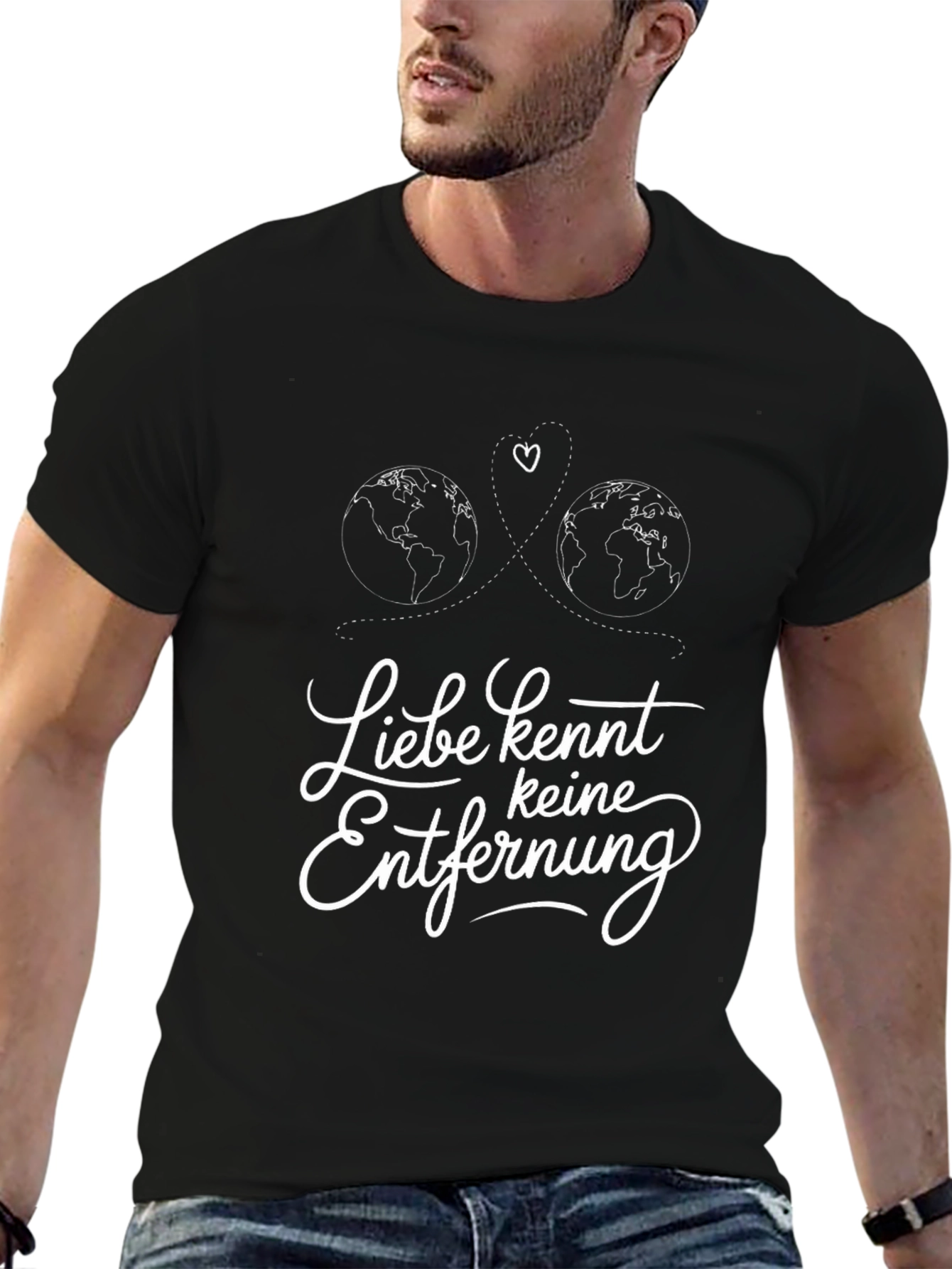 Liebe Kennt Keine Entfernung Graphic T-Shirt