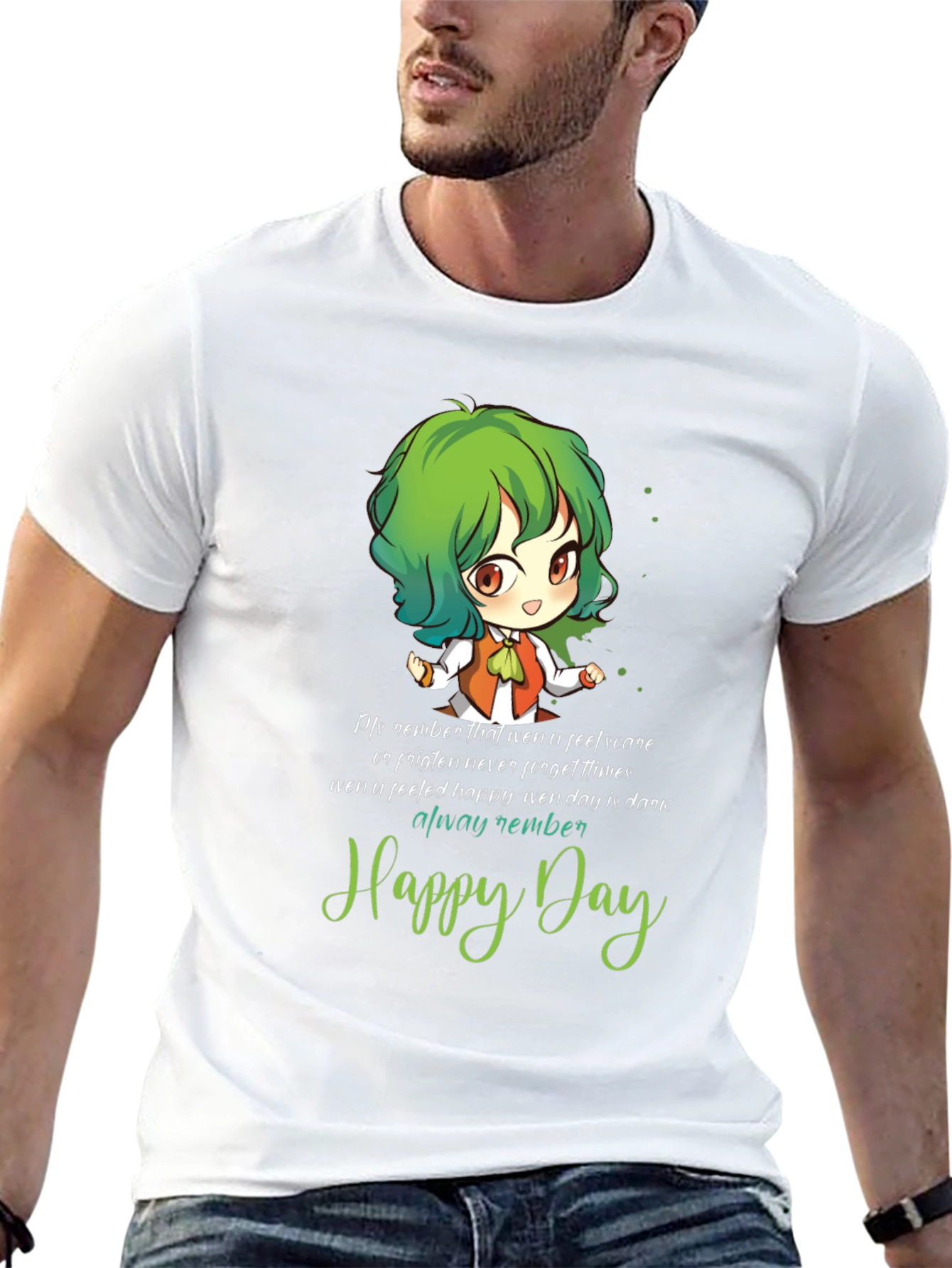 Happy Day Anime T-Shirt