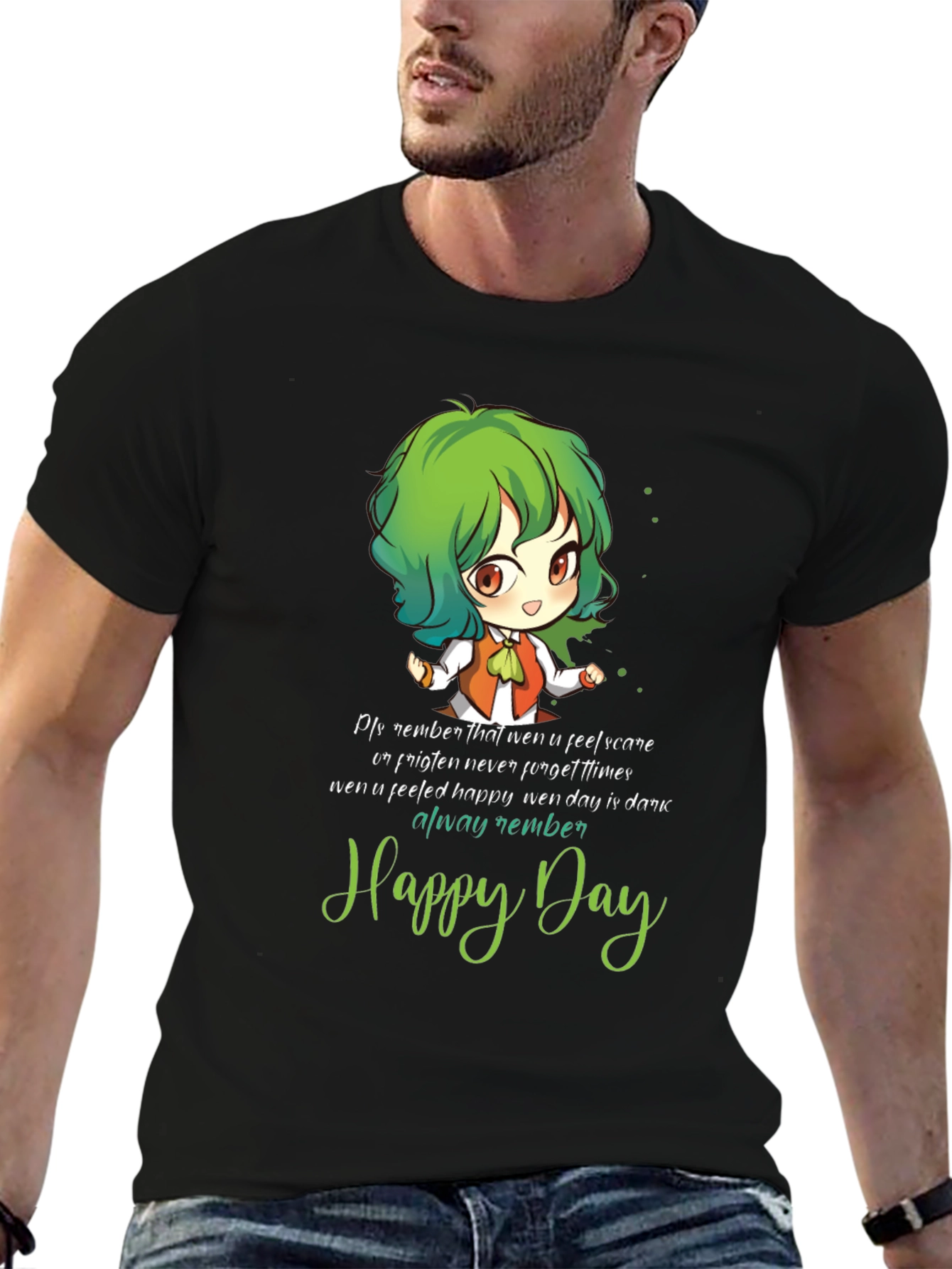 Happy Day Anime T-Shirt