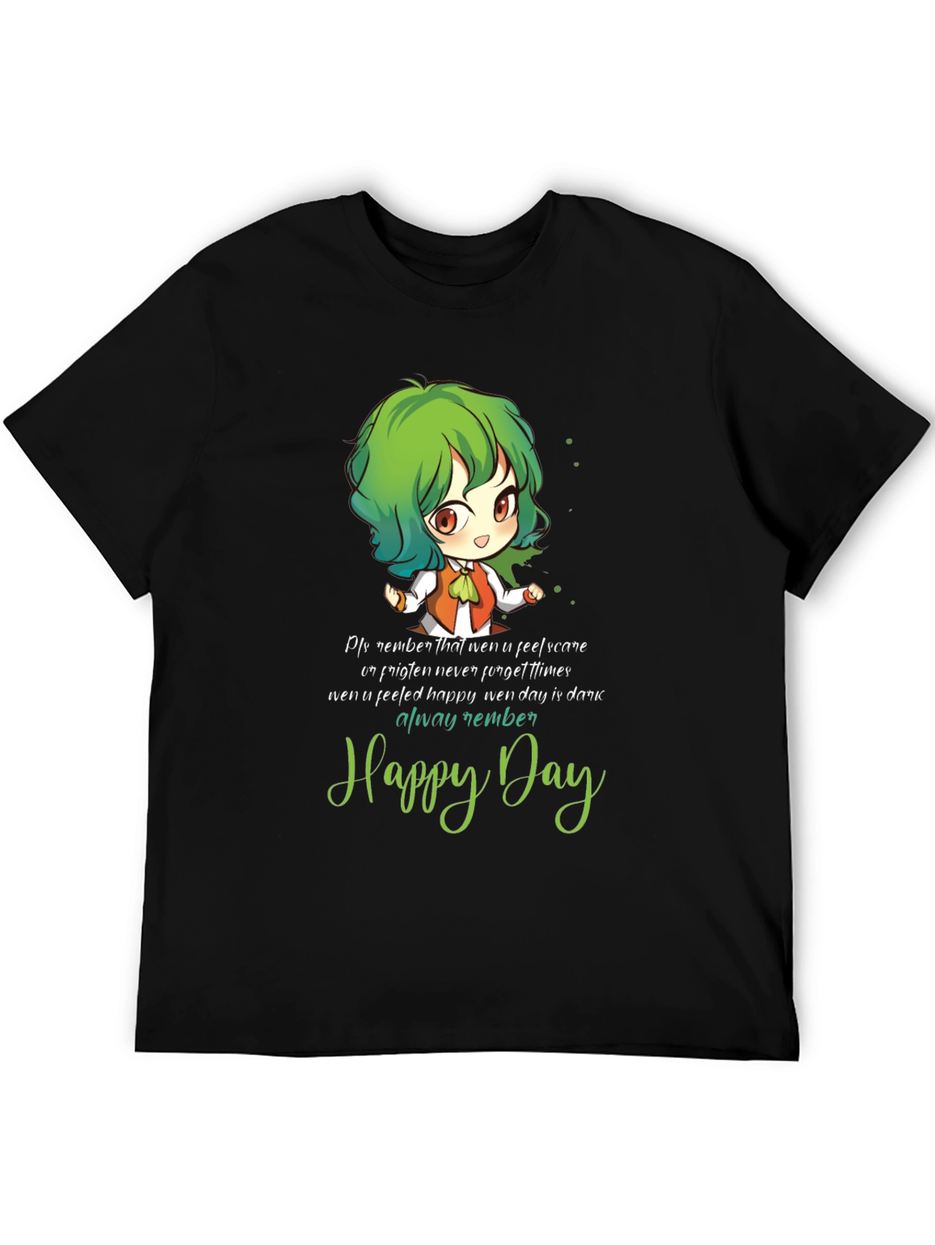 Happy Day Anime T-Shirt