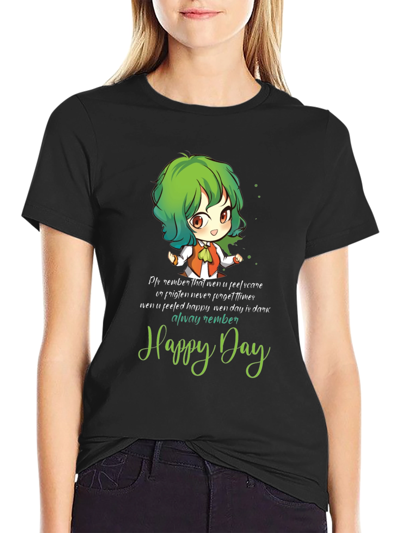 Happy Day Anime T-Shirt
