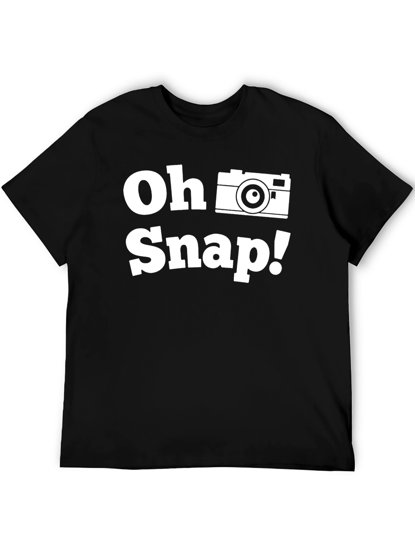 Oh Snap! Camera Graphic T-Shirt - Trendy Photo Tee