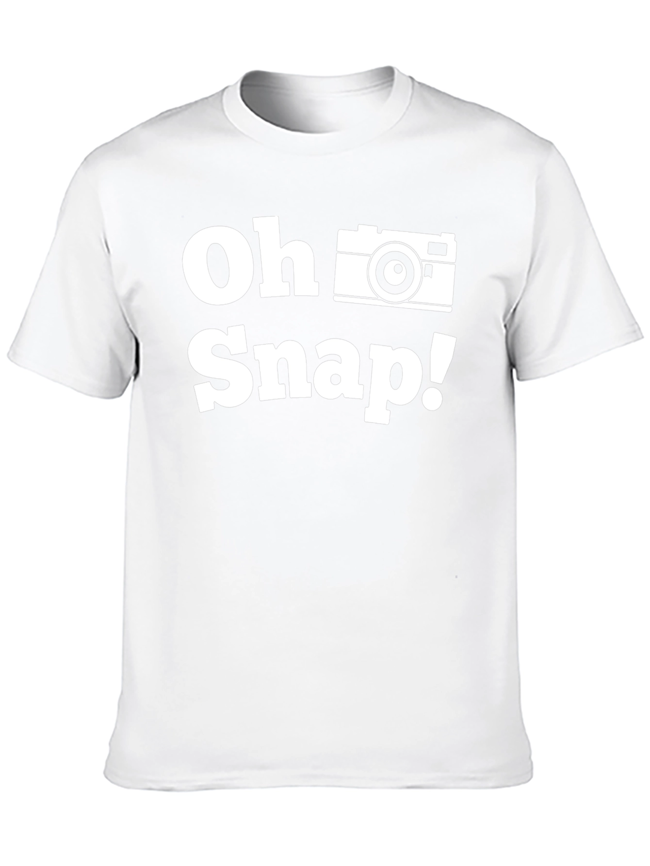 Oh Snap! Camera Graphic T-Shirt - Trendy Photo Tee