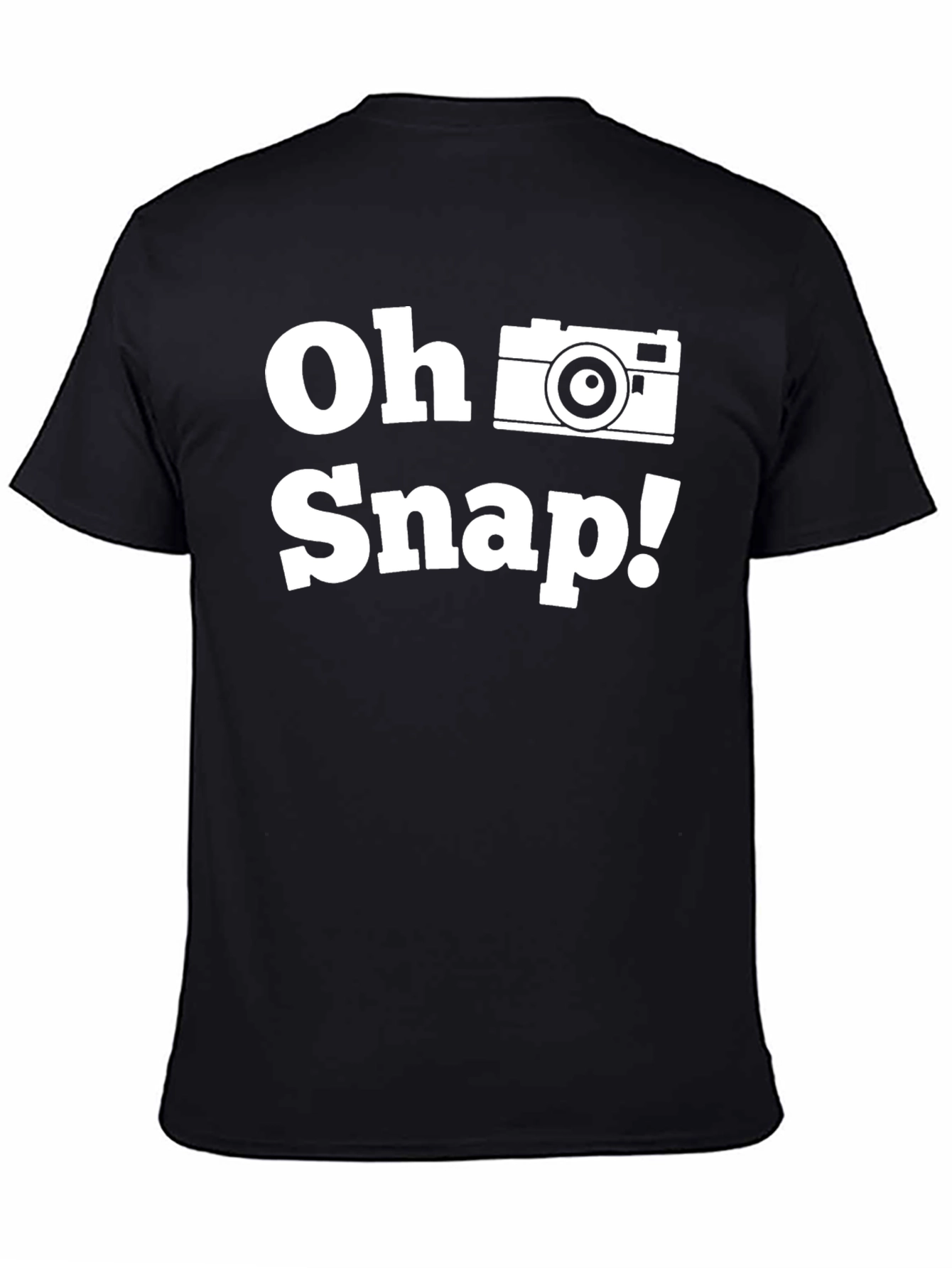 Oh Snap! Camera Graphic T-Shirt - Trendy Photo Tee