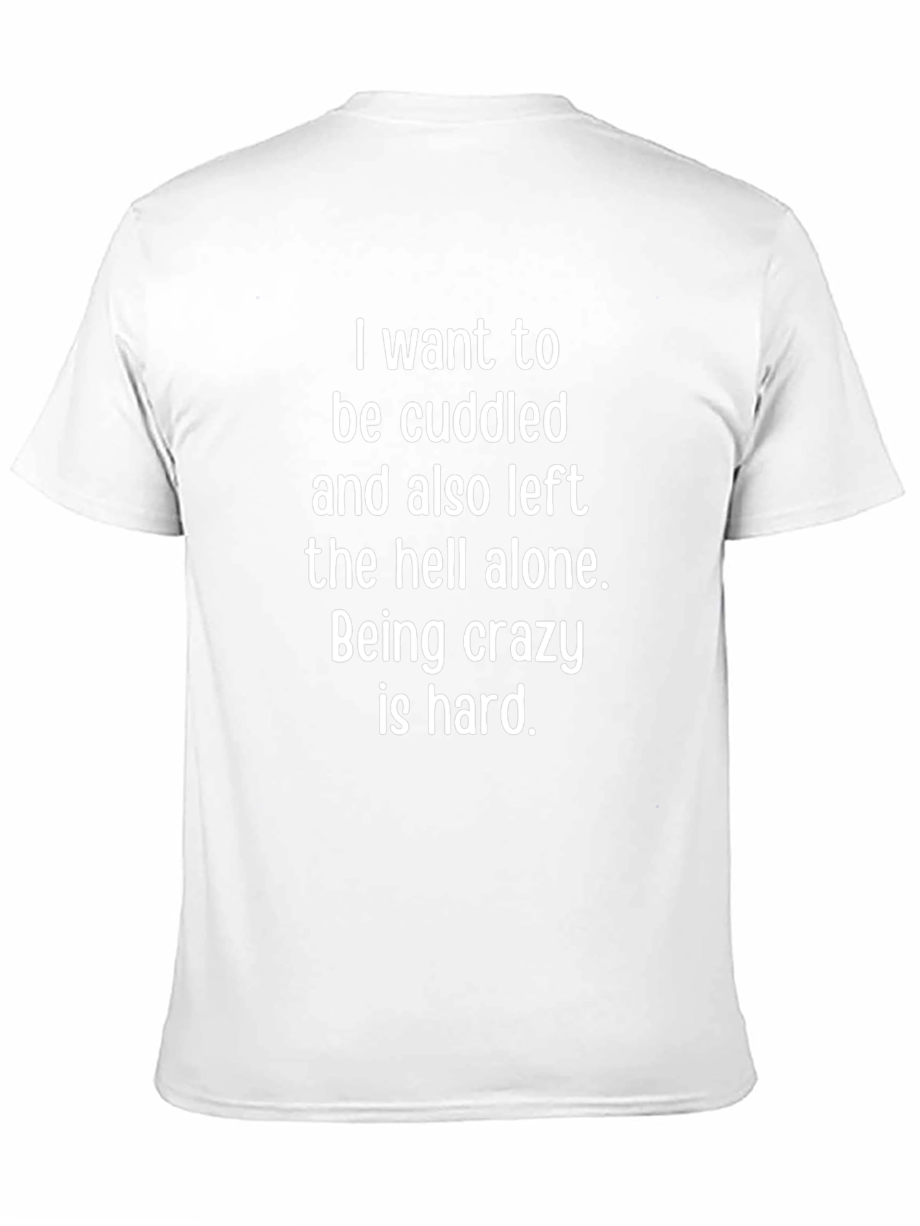 Cuddled & Alone Graphic Tee - Funny Statement Shirt