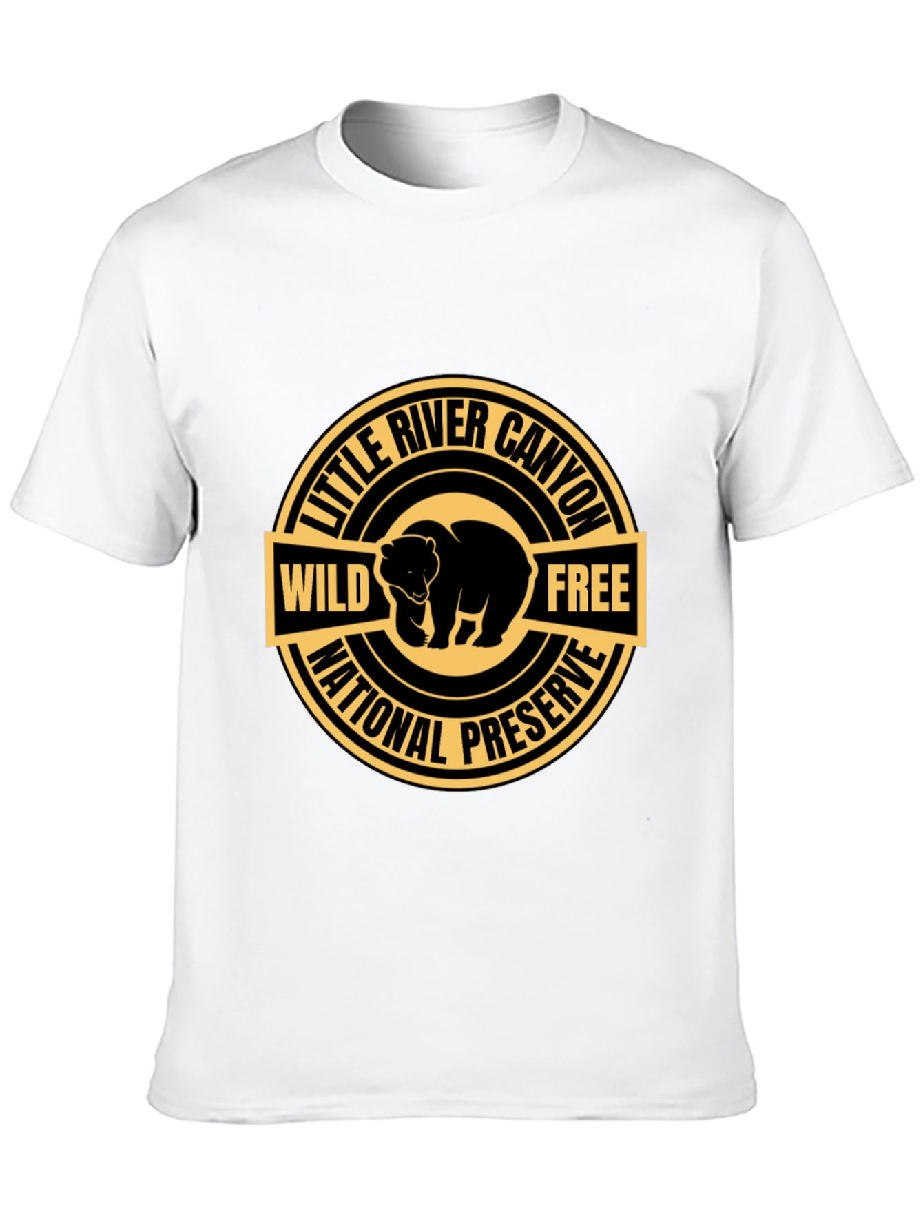 Little River Canyon National Preserve Black T-Shirt