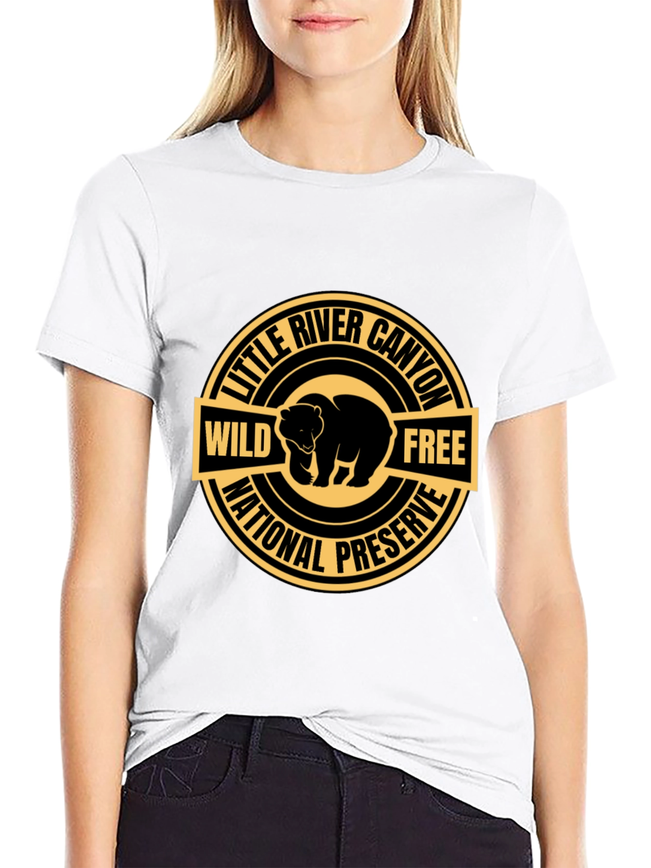 Little River Canyon National Preserve Black T-Shirt